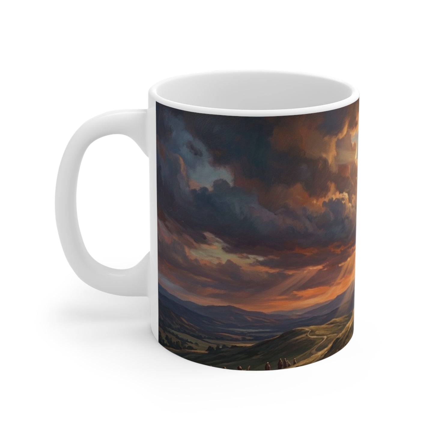“The Old Rugged Cross - Sunset at Calvary” - Coffee Mug