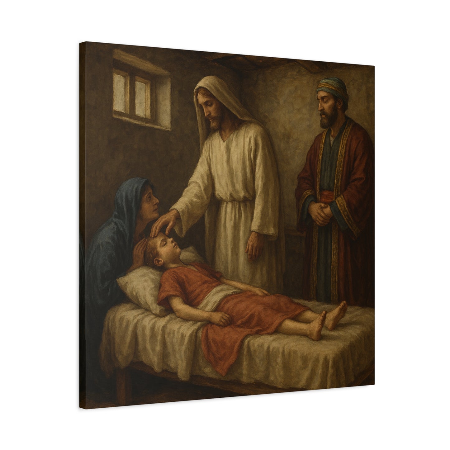 “The Healing Word – Jesus Restores the Nobleman’s Son” - Canvas Art