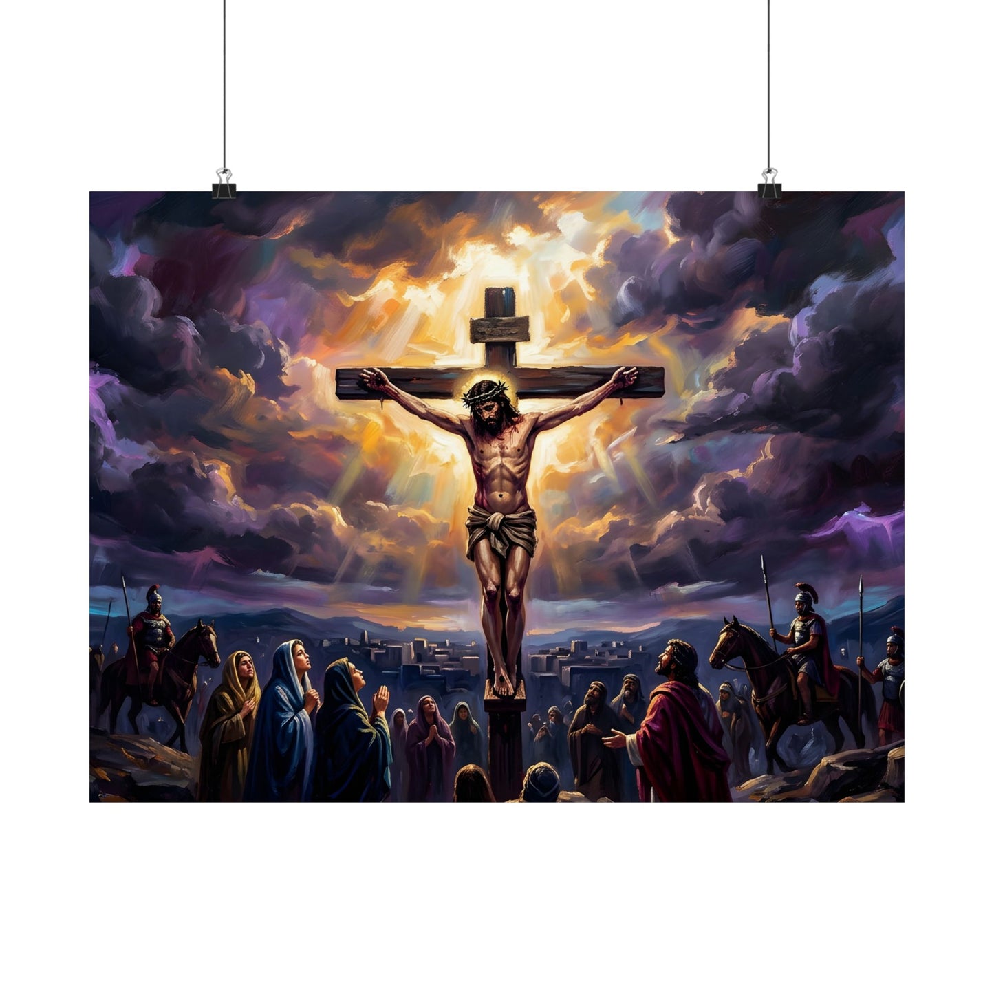 “It Is Finished - The Crucifixion at Calvary” - Poster