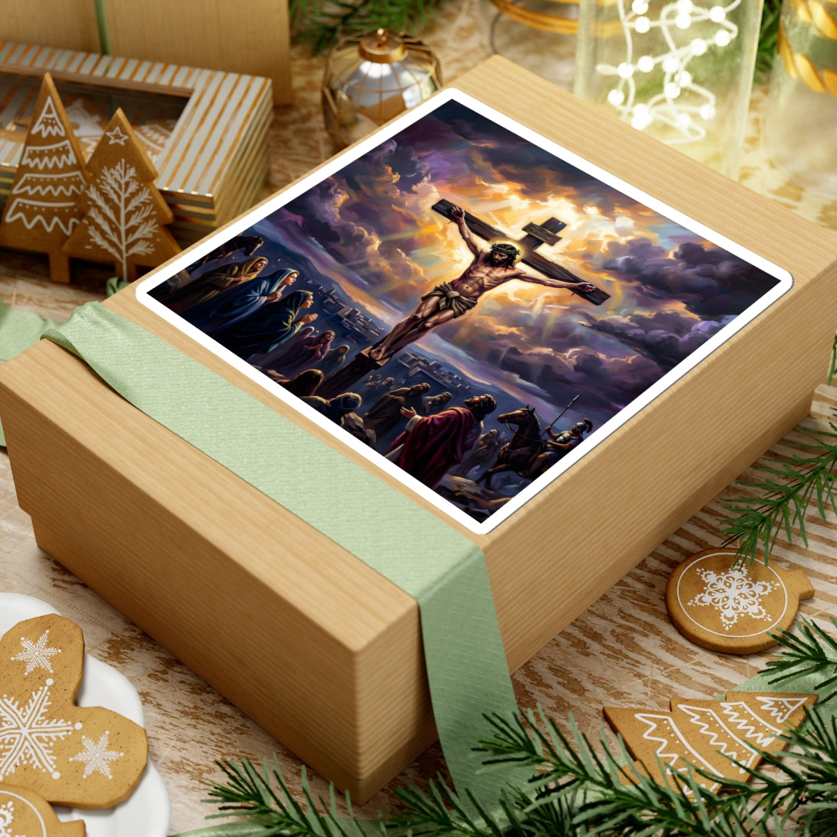 “It Is Finished - The Crucifixion at Calvary” - Sticker