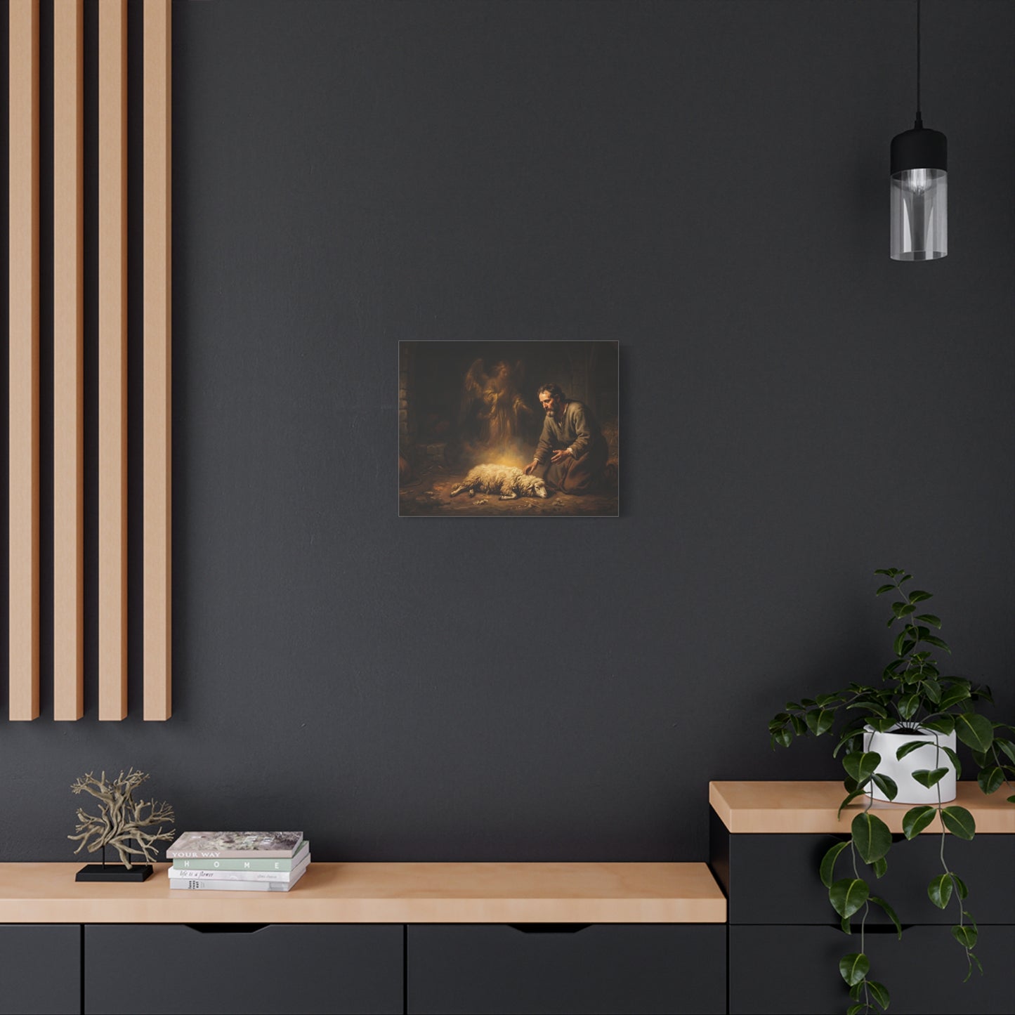 “Gideon's Fleece - Seeking Confirmation from God” - Canvas Art
