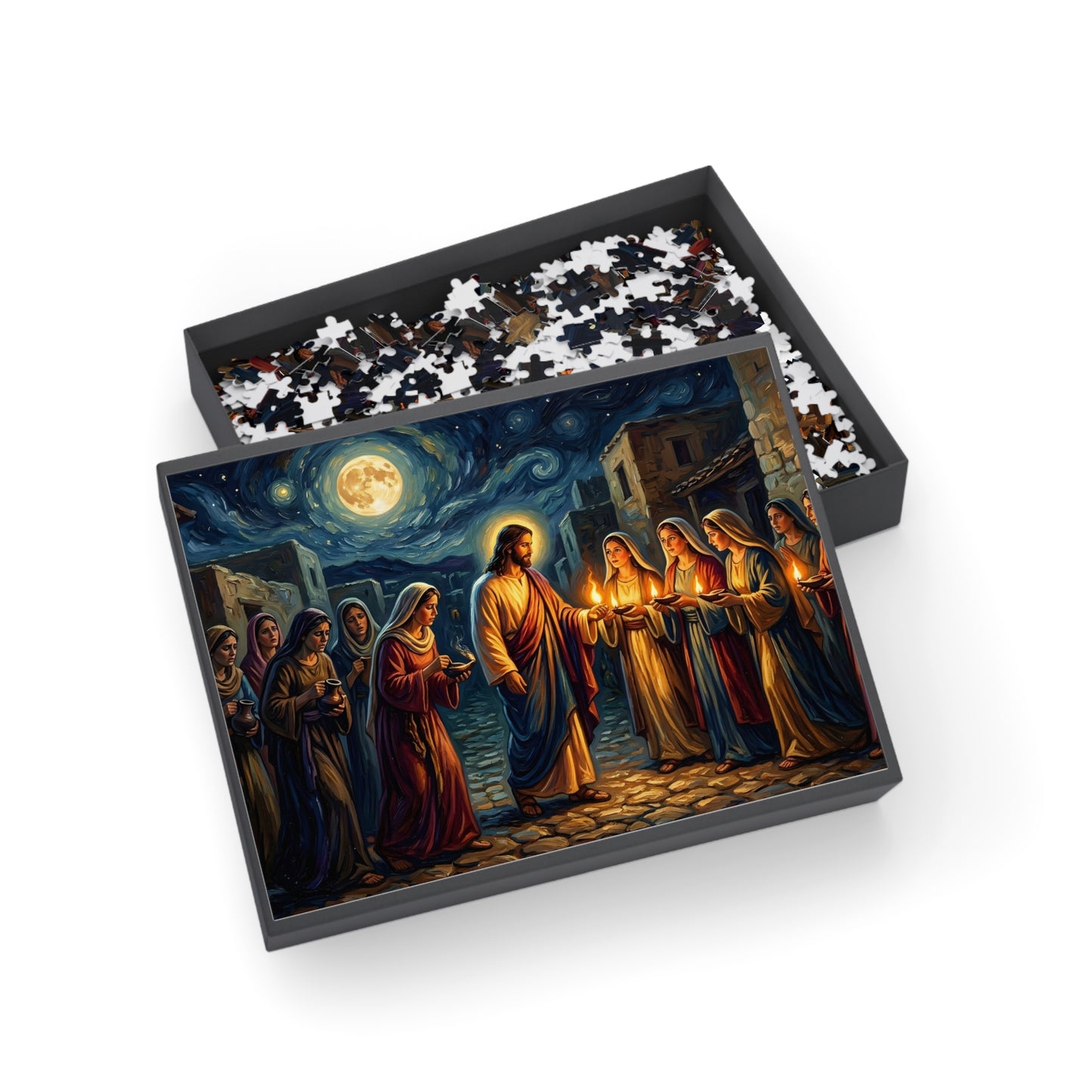 “Be Ready - Ten Virgins in Midnight Darkness” - Jigsaw Puzzle