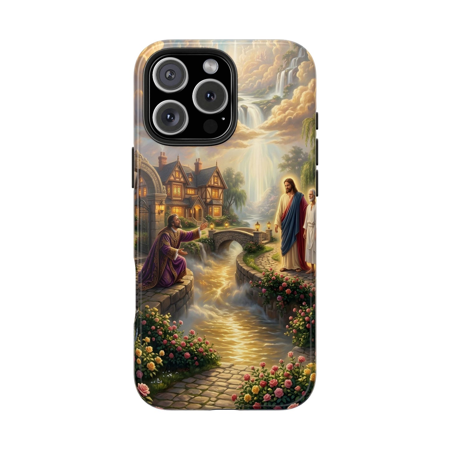 “The Great Reversal - Lazarus at the Rich Man’s Gate” - Phone Case