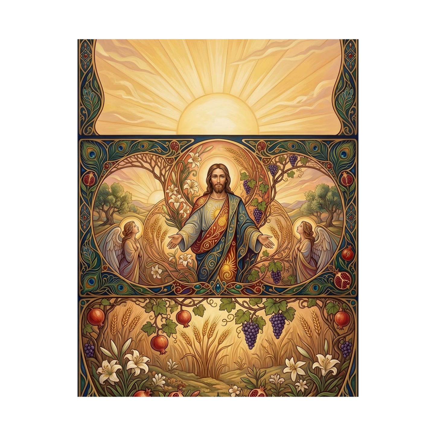 “New Mercies Every Morning - Golden Dawn of Hope” - Poster