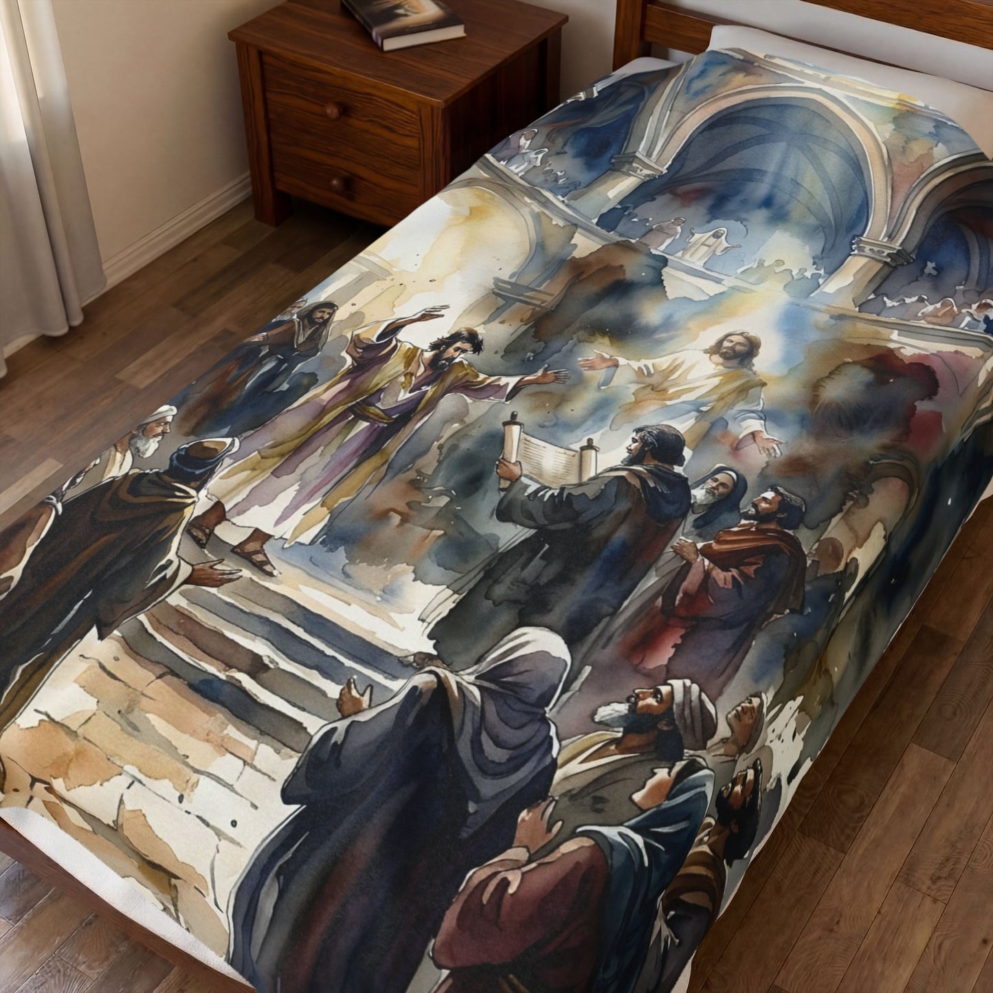 “Hearts Unveiled - Josiah's Repentance” - Plush Blanket