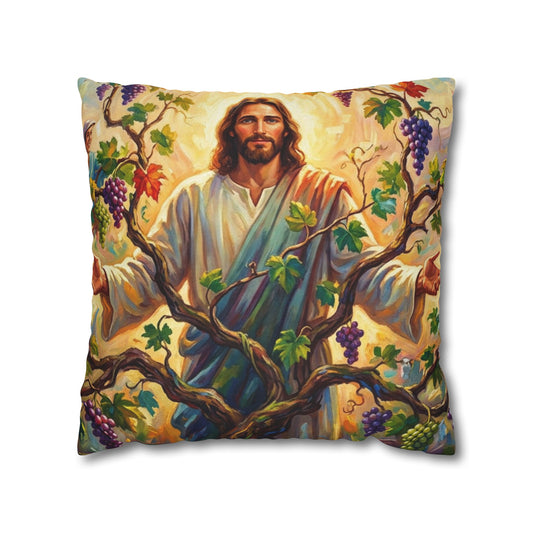 “I Am the True Vine - Abide in My Love” - Pillowcase