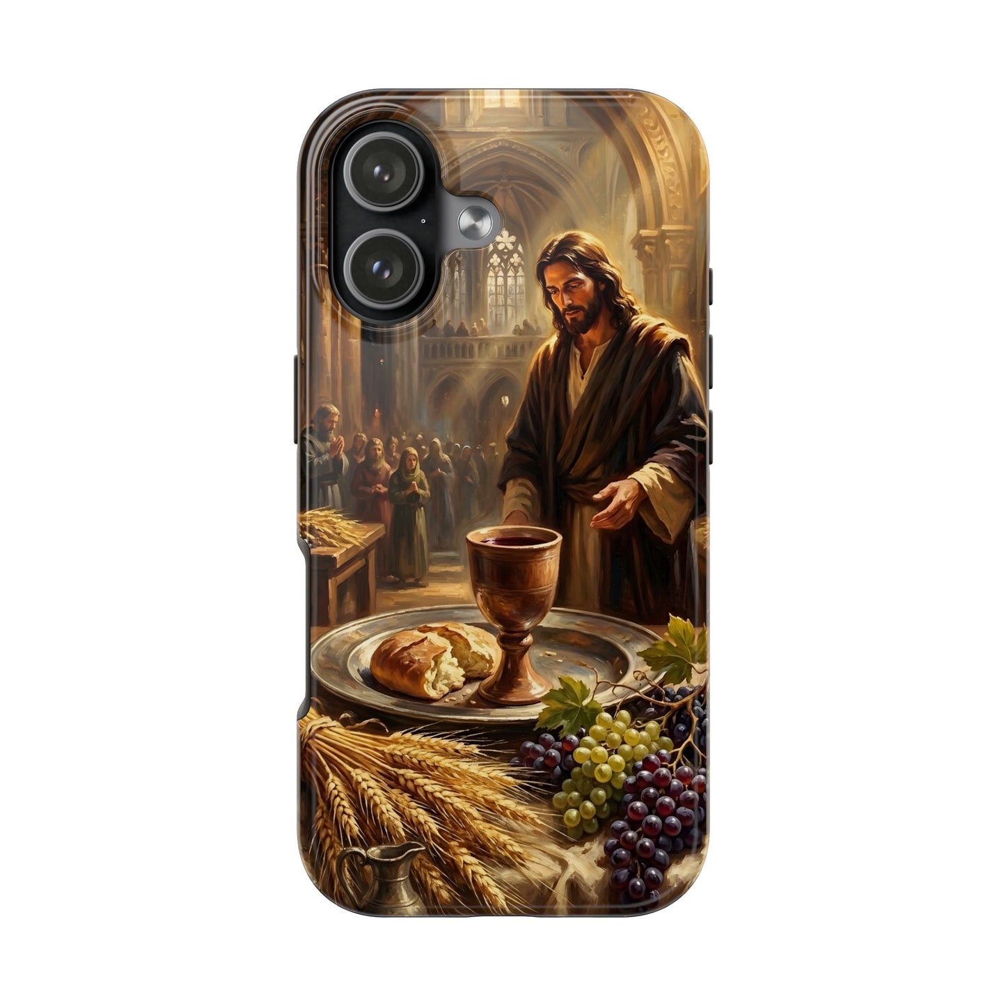 “The Harvest of Faith - Communion Still Life” - Phone Case
