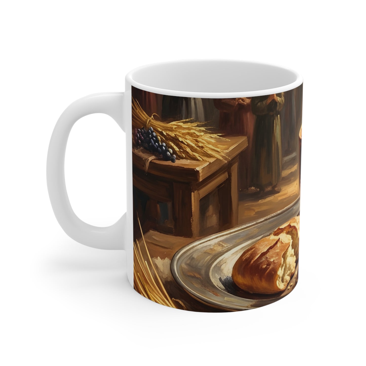 “The Harvest of Faith - Communion Still Life” - Coffee Mug