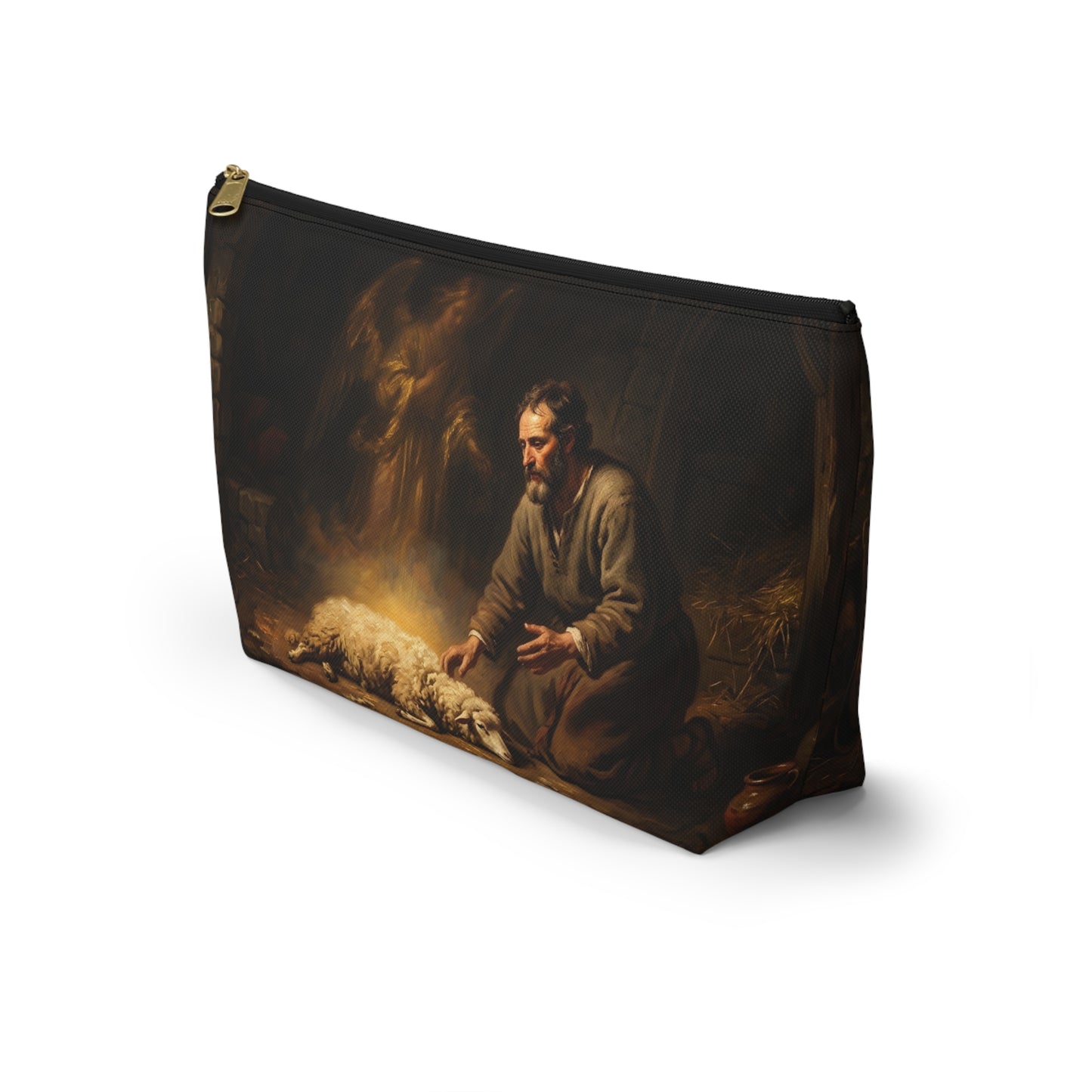 “Gideon's Fleece - Seeking Confirmation from God” - Accessory Pouch