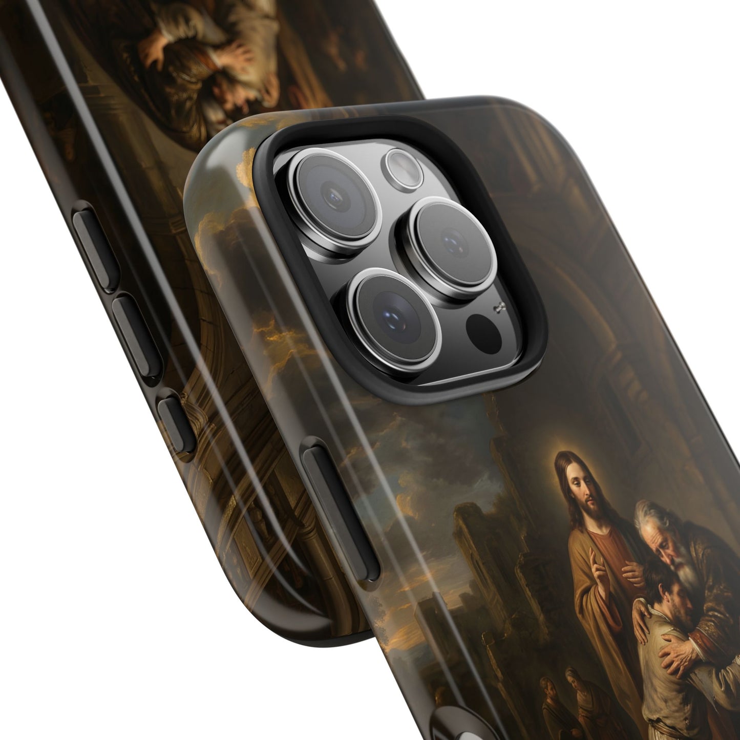 The prodigal son running toward his father - Phone Case