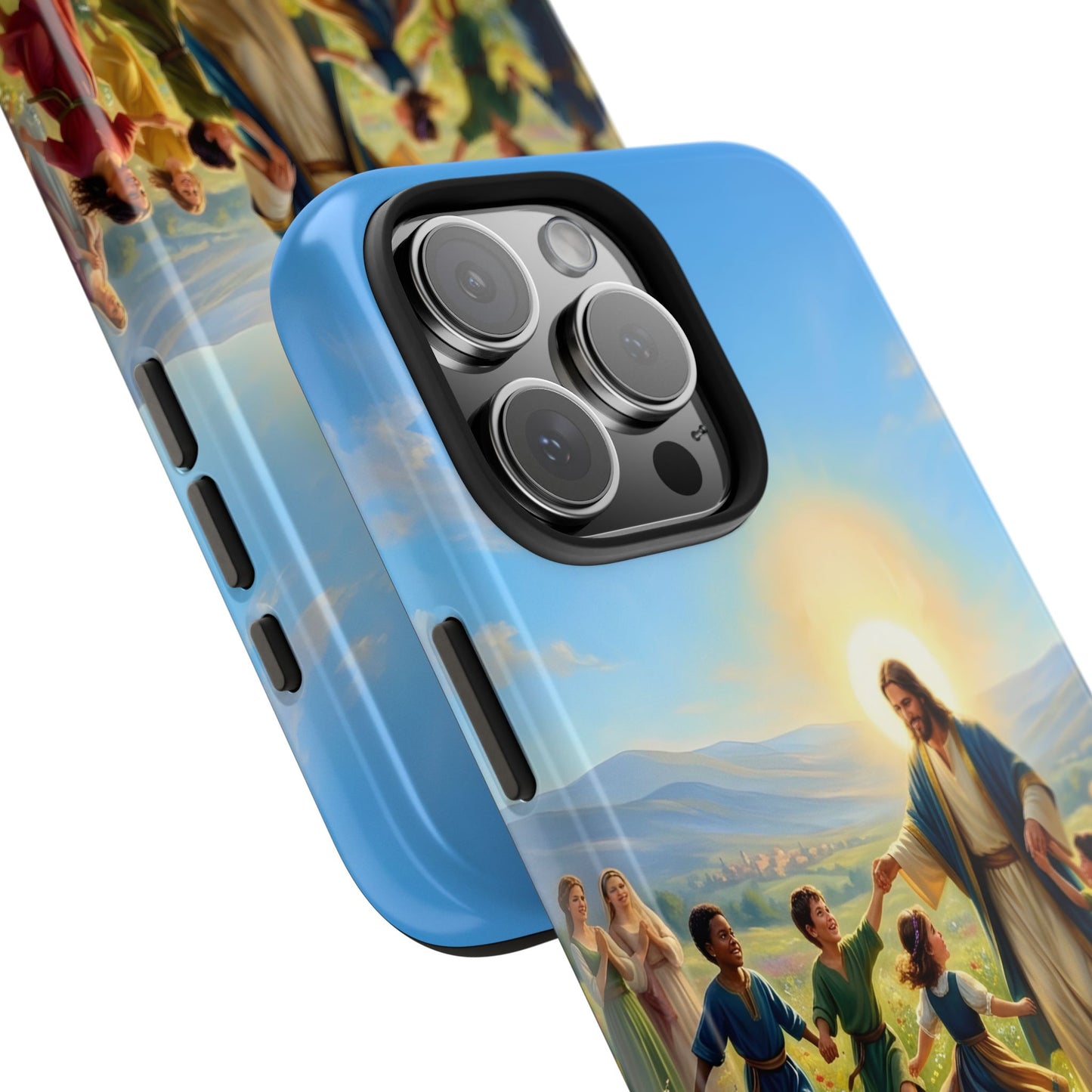 “Joy Overflowing - Children Dancing in the Meadow” - Phone Case