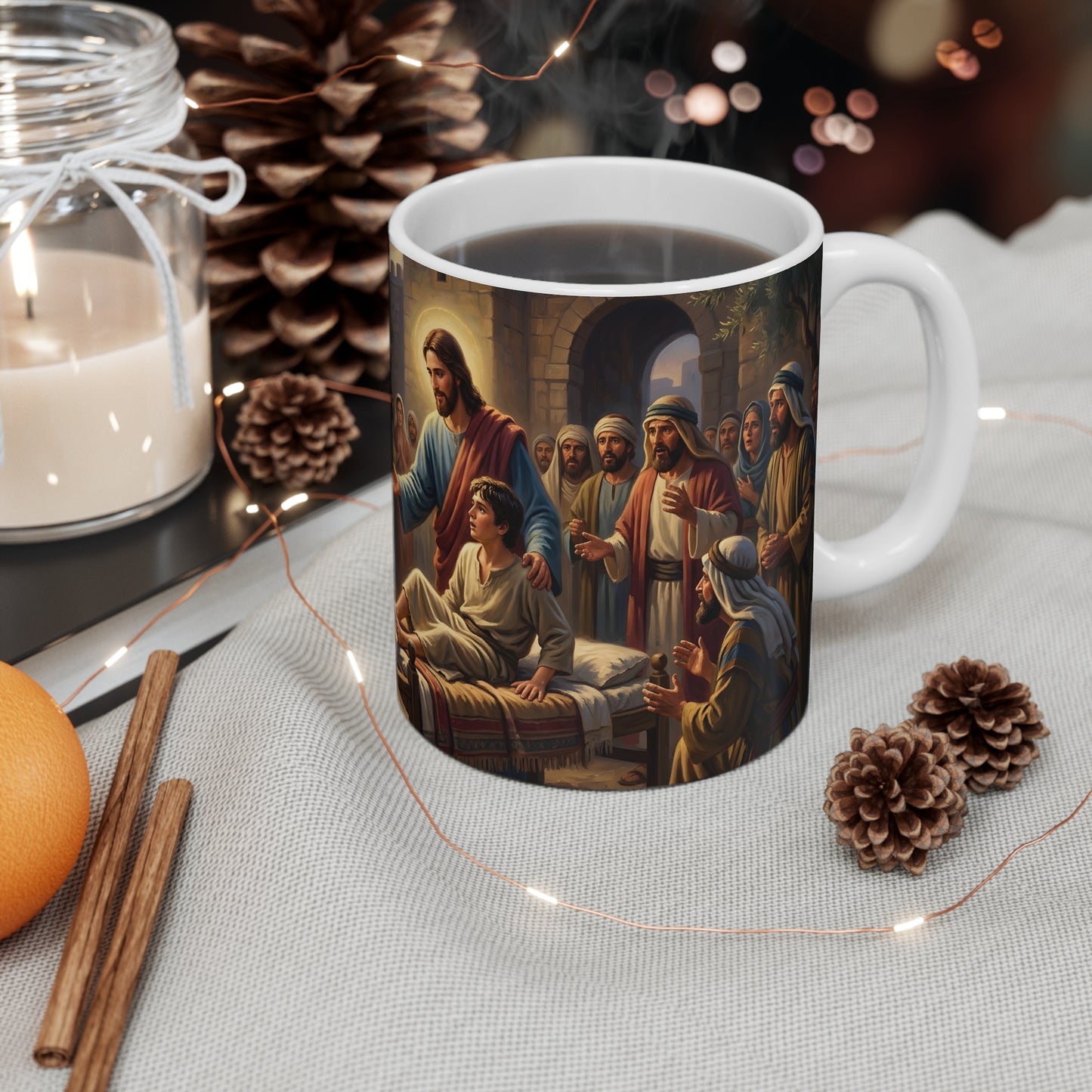 “Arise, Young Man - Resurrection at Nain” - Coffee Mug