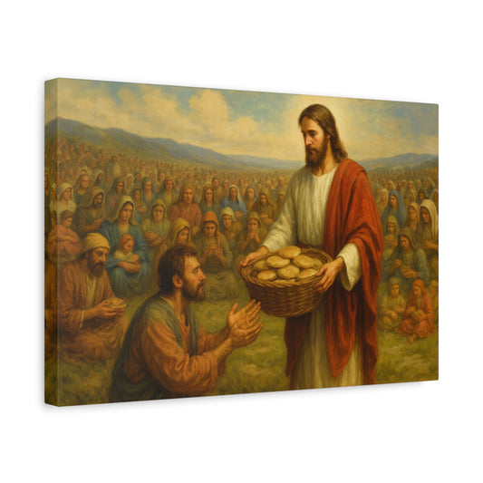 “Jesus Feeds the 4,000 – Matthew 15:32–39” - Canvas Art