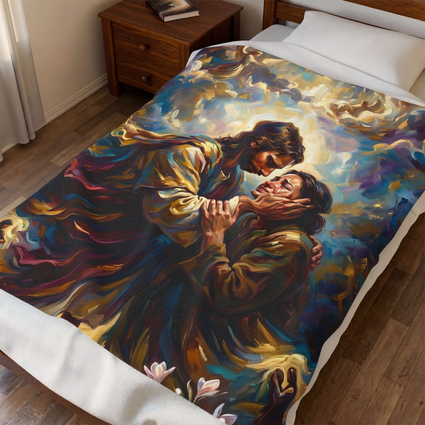 “No More Tears - God's Eternal Comfort” - Plush Blanket