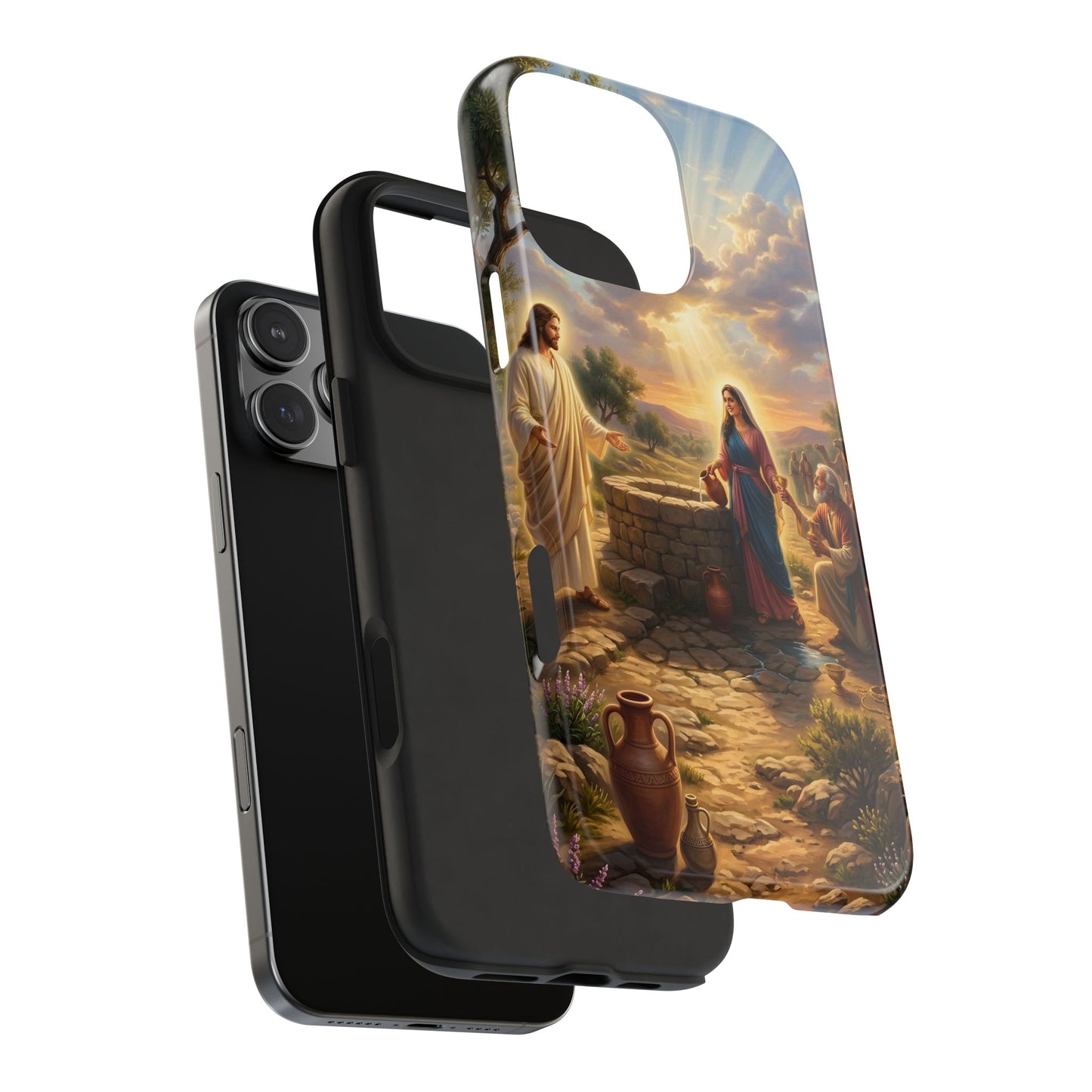 “Providence Unveiled - Rebekah at the Well” - Phone Case