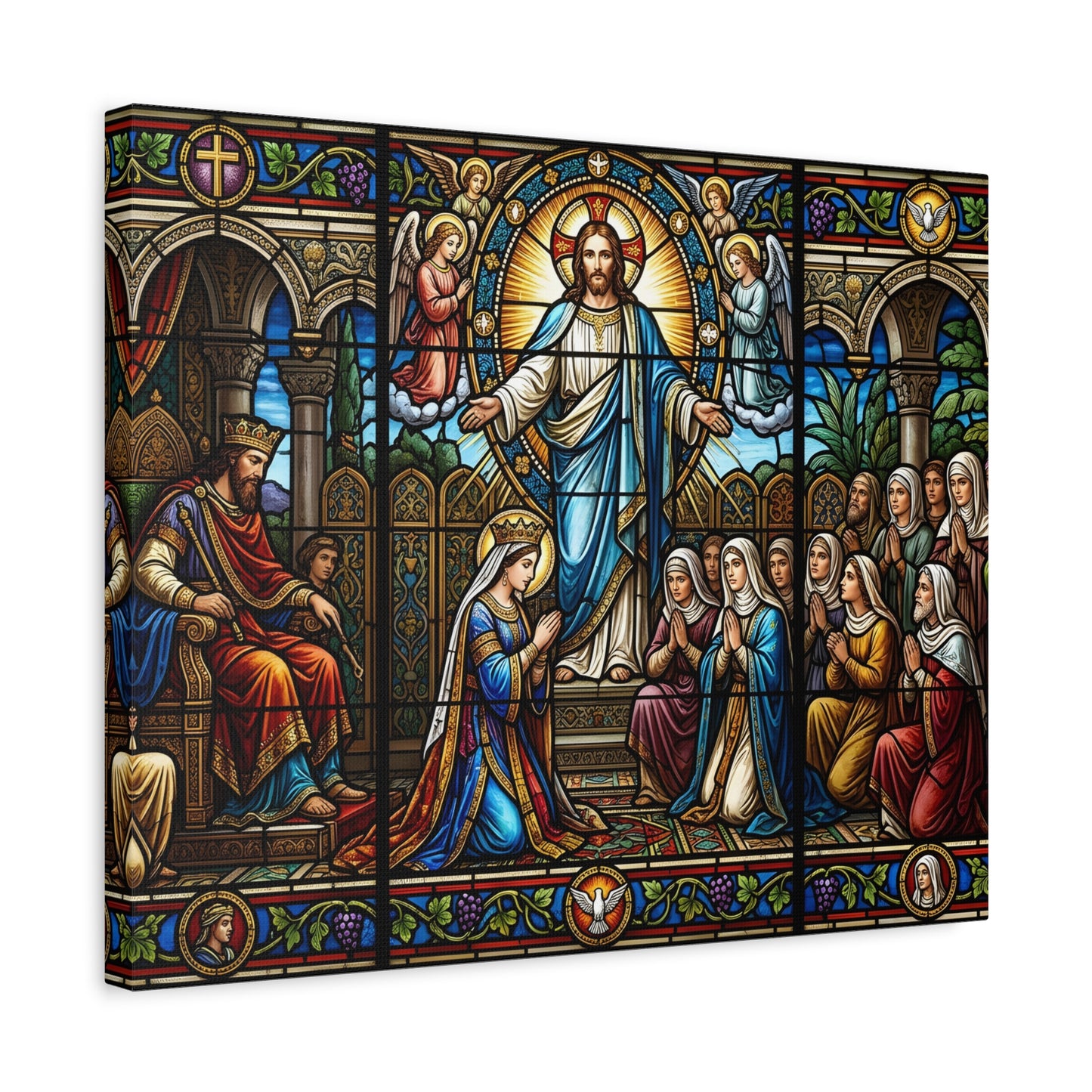 “For Such a Time As This - Esther Before King Ahasuerus” - Canvas Art