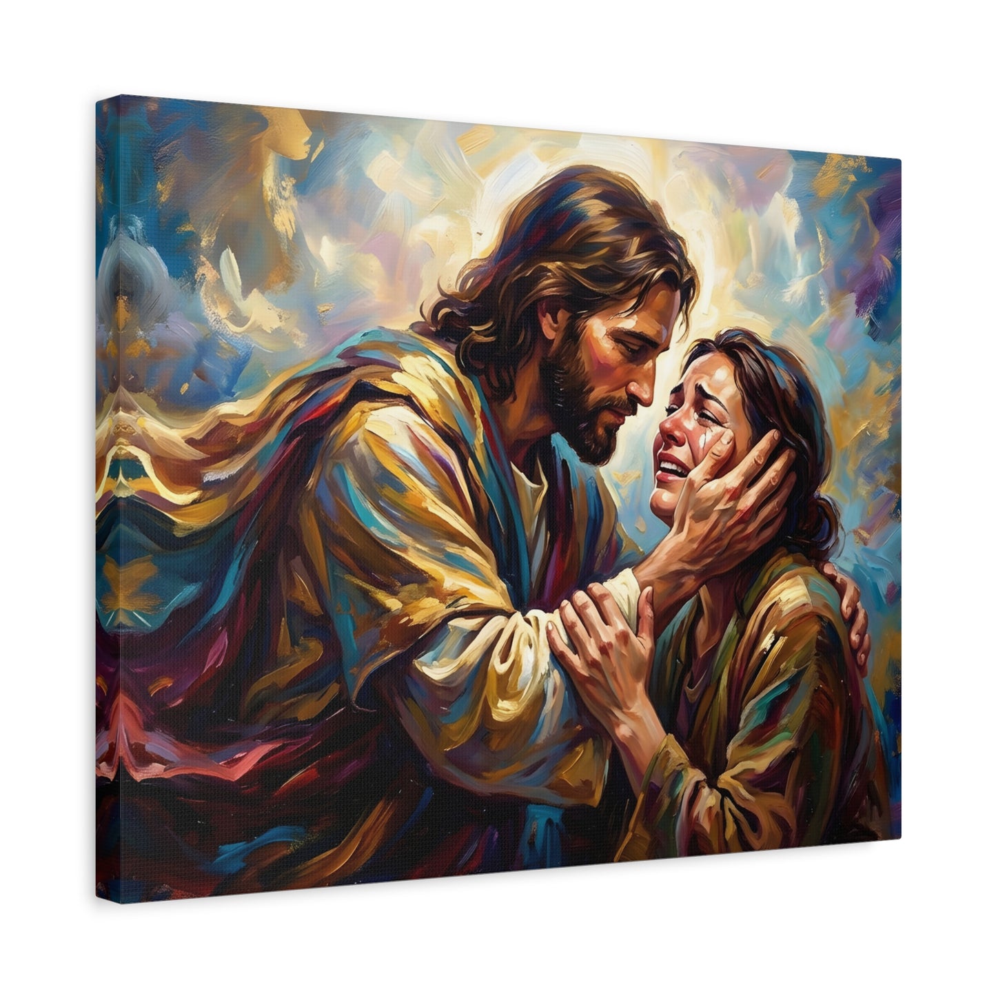 “No More Tears - God's Eternal Comfort” - Canvas Art