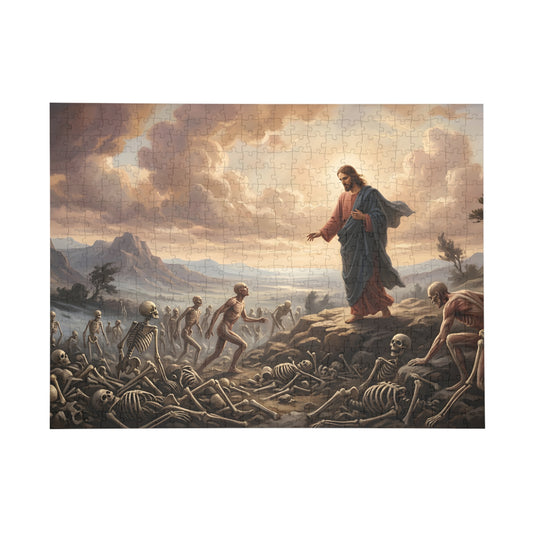 “Valley of Dry Bones - Ezekiel 37 Resurrection” - Jigsaw Puzzle