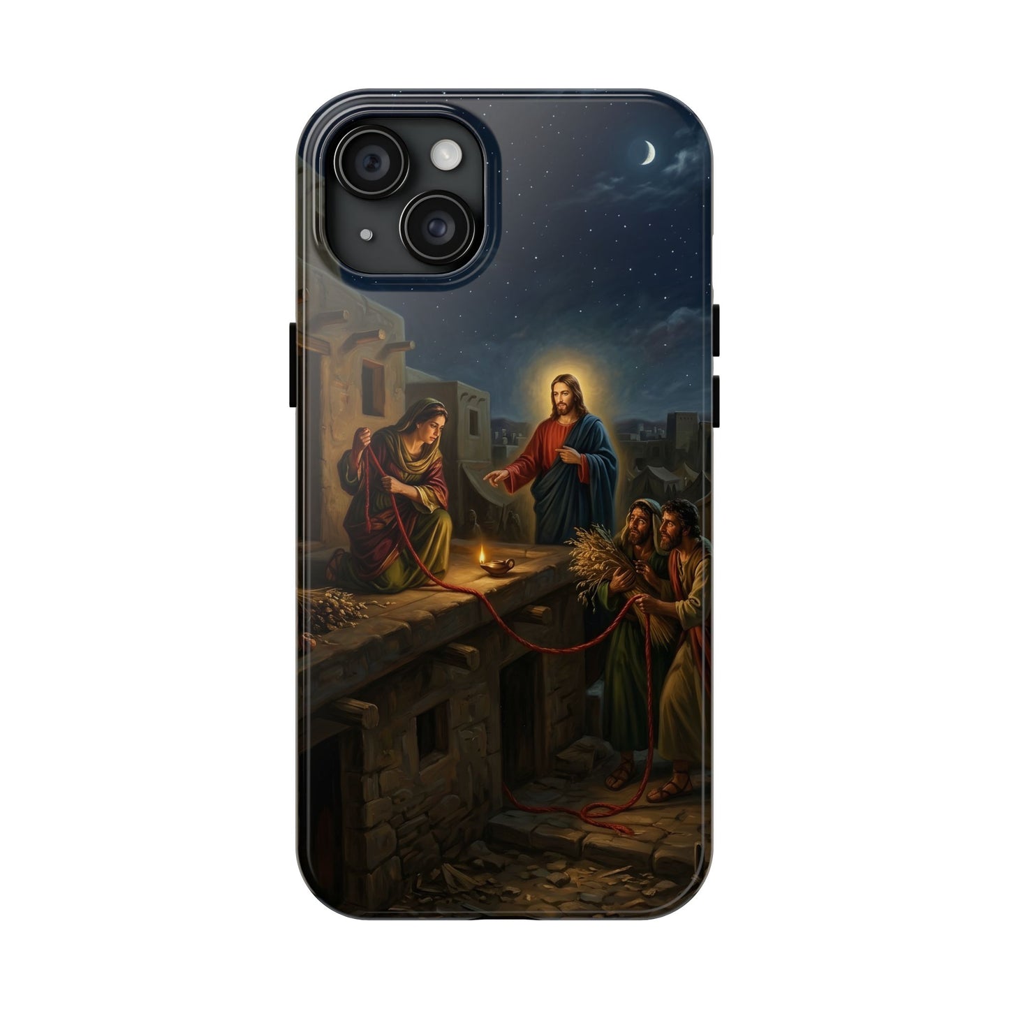 “Scarlet Cord - Rahab and the Spies” - Phone Case