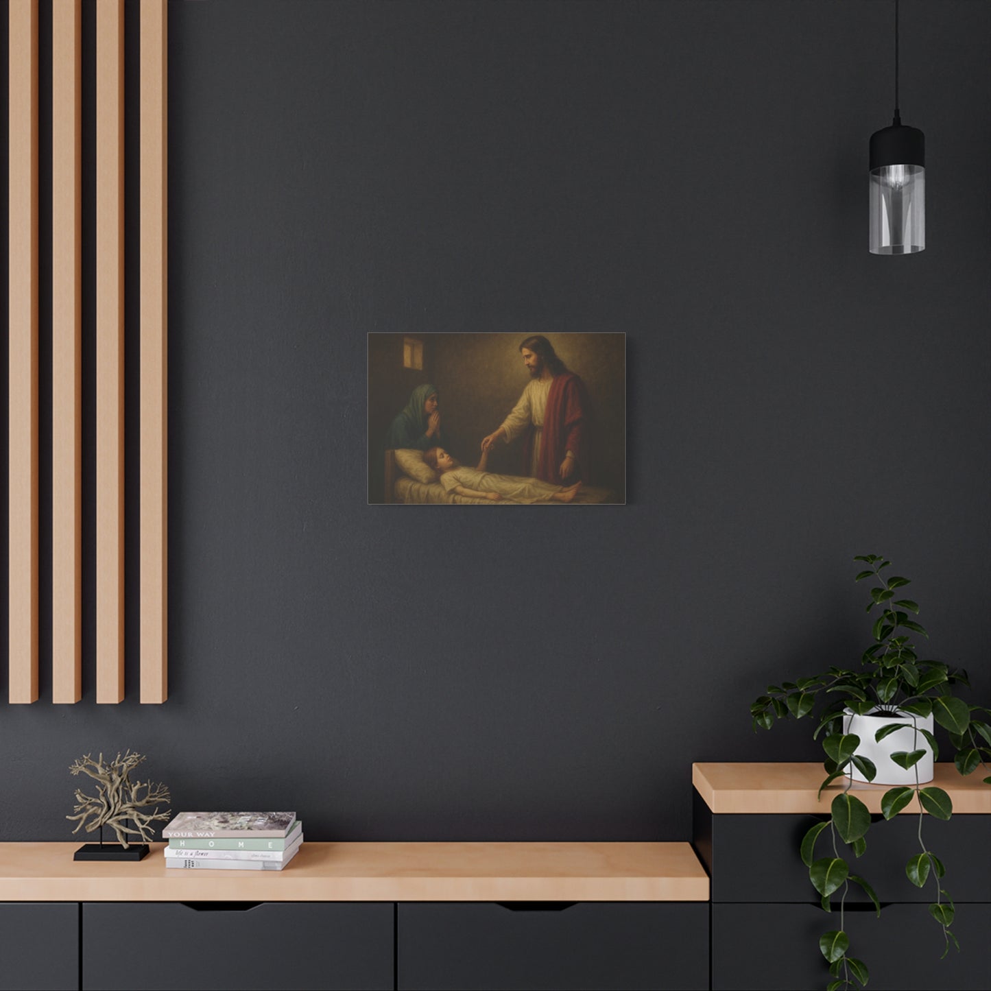 “Talitha Cumi – Jesus Raises the Ruler’s Daughter” - Canvas Art