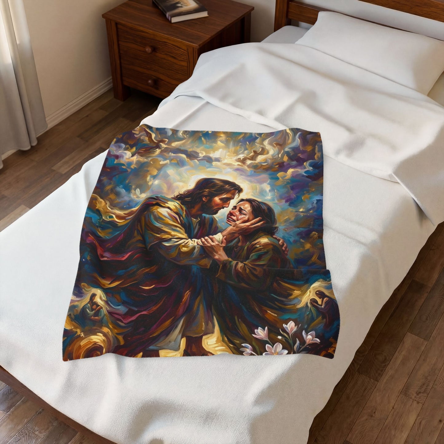 “No More Tears - God's Eternal Comfort” - Plush Blanket