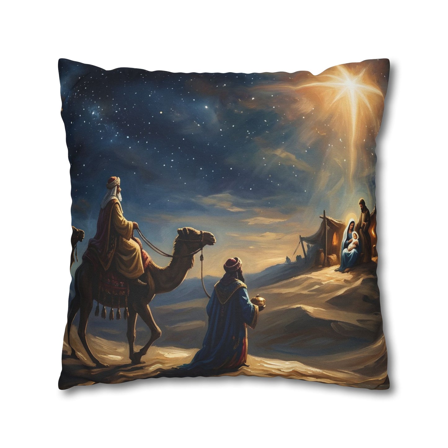 “Journey to the King - Wise Men Seek the Christ Child” - Pillowcase
