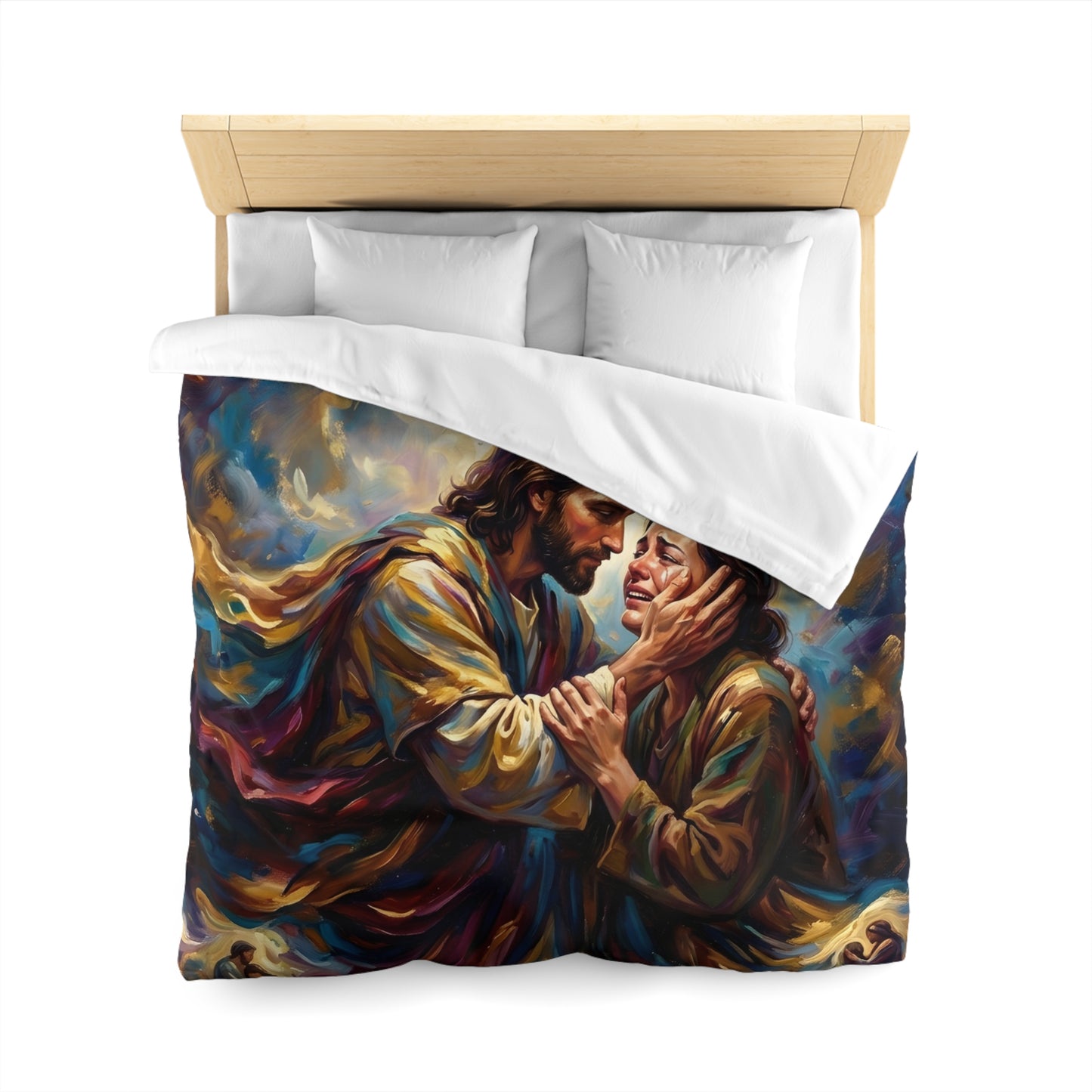 “No More Tears - God's Eternal Comfort” - Duvet Cover
