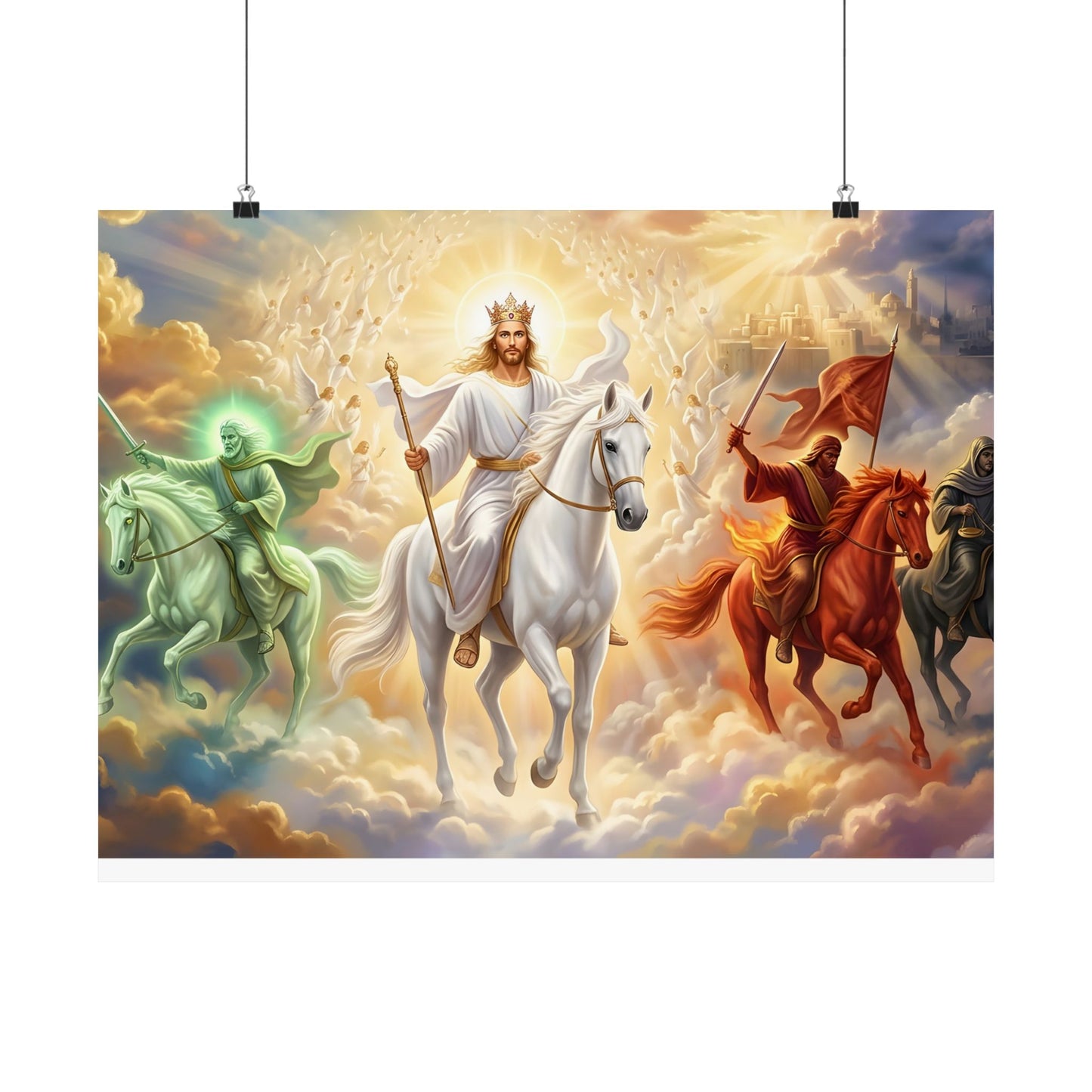“Behold, A Pale Horse - The Four Horsemen” - Poster