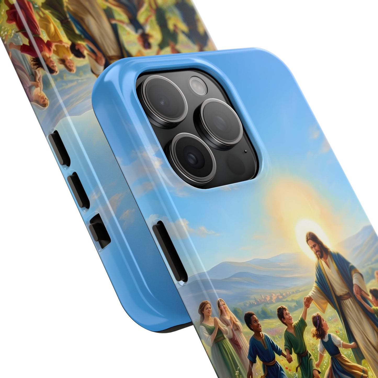 “Joy Overflowing - Children Dancing in the Meadow” - Phone Case