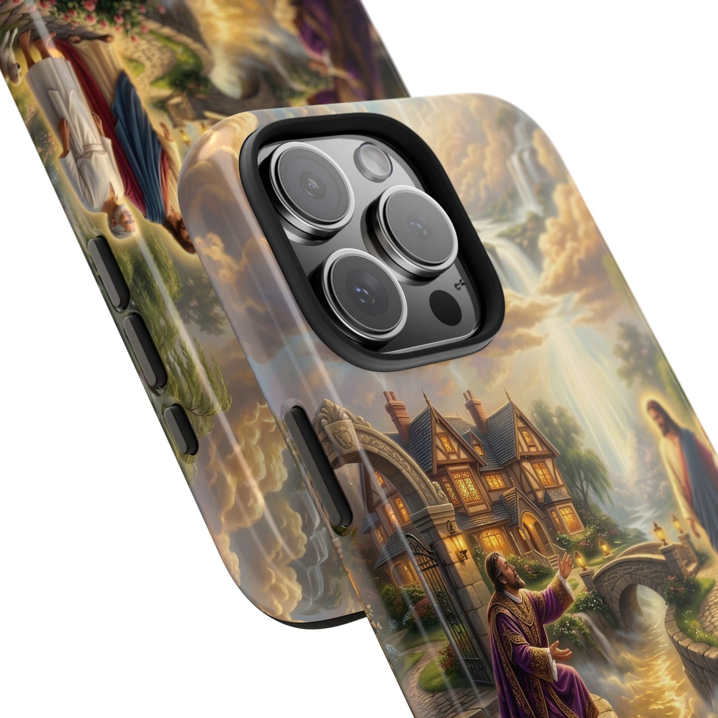 “The Great Reversal - Lazarus at the Rich Man’s Gate” - Phone Case