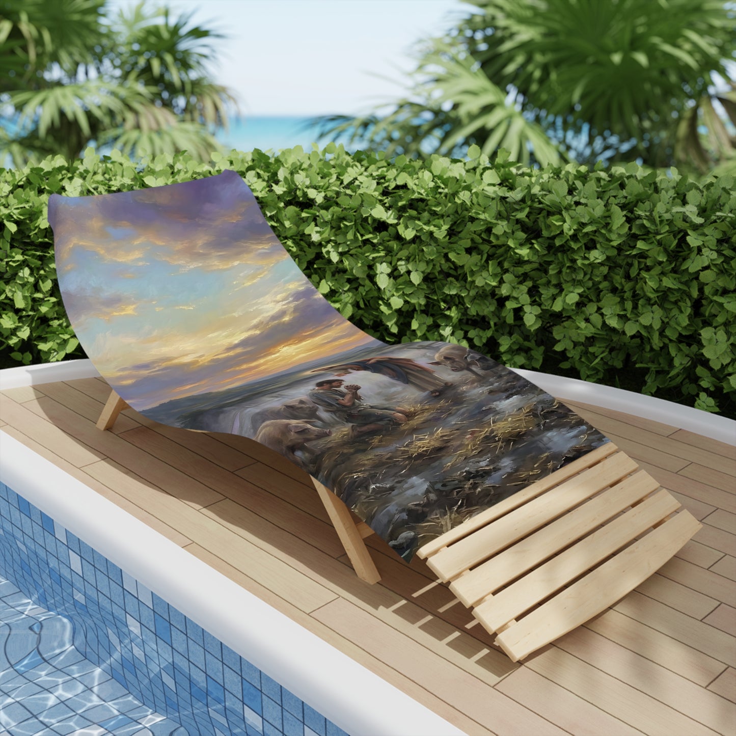 “Turning Point - The Prodigal Son's Repentance” - Beach Towel