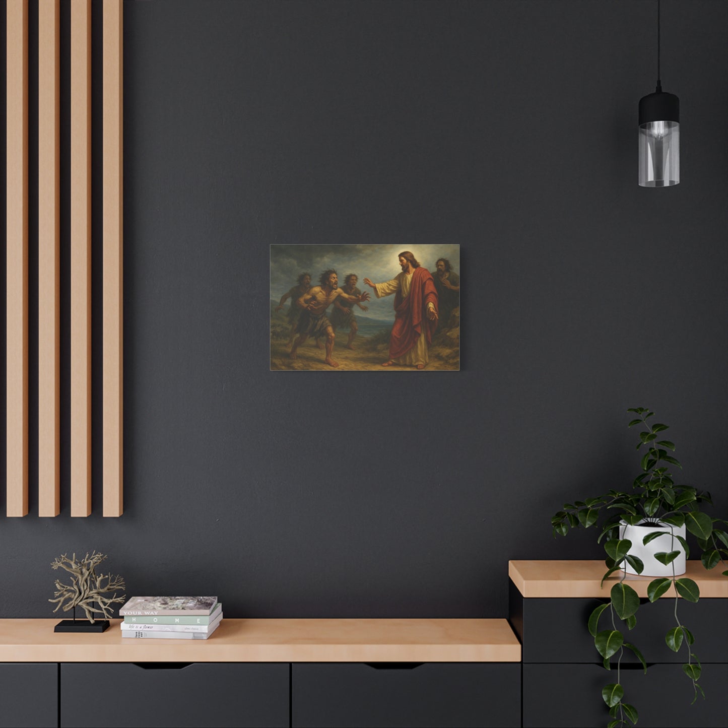 “Legion Cast Out – Jesus Heals the Possessed Man” - Canvas Art