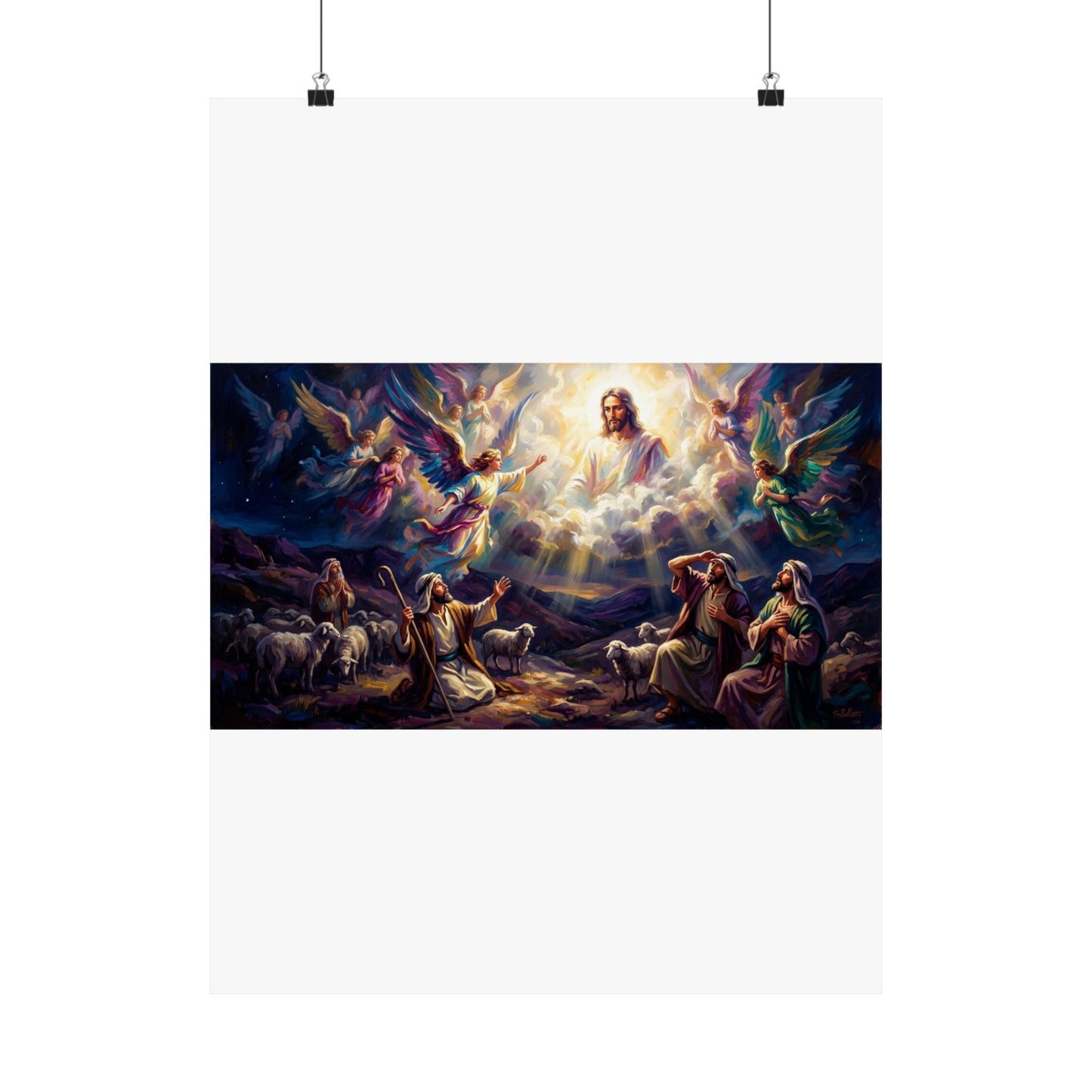 “Hark the Herald - Angels Announce the Savior” - Poster