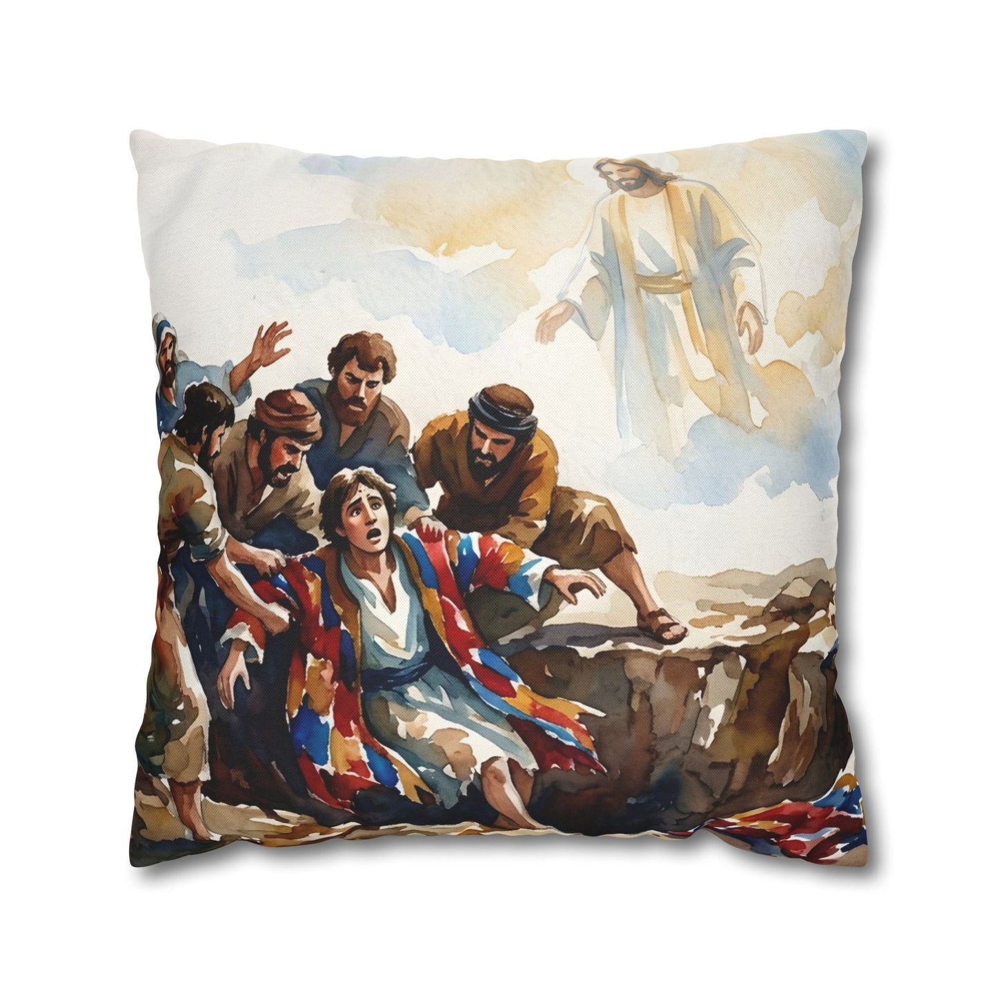 “Betrayal and Providence - Joseph in the Pit” - Pillowcase
