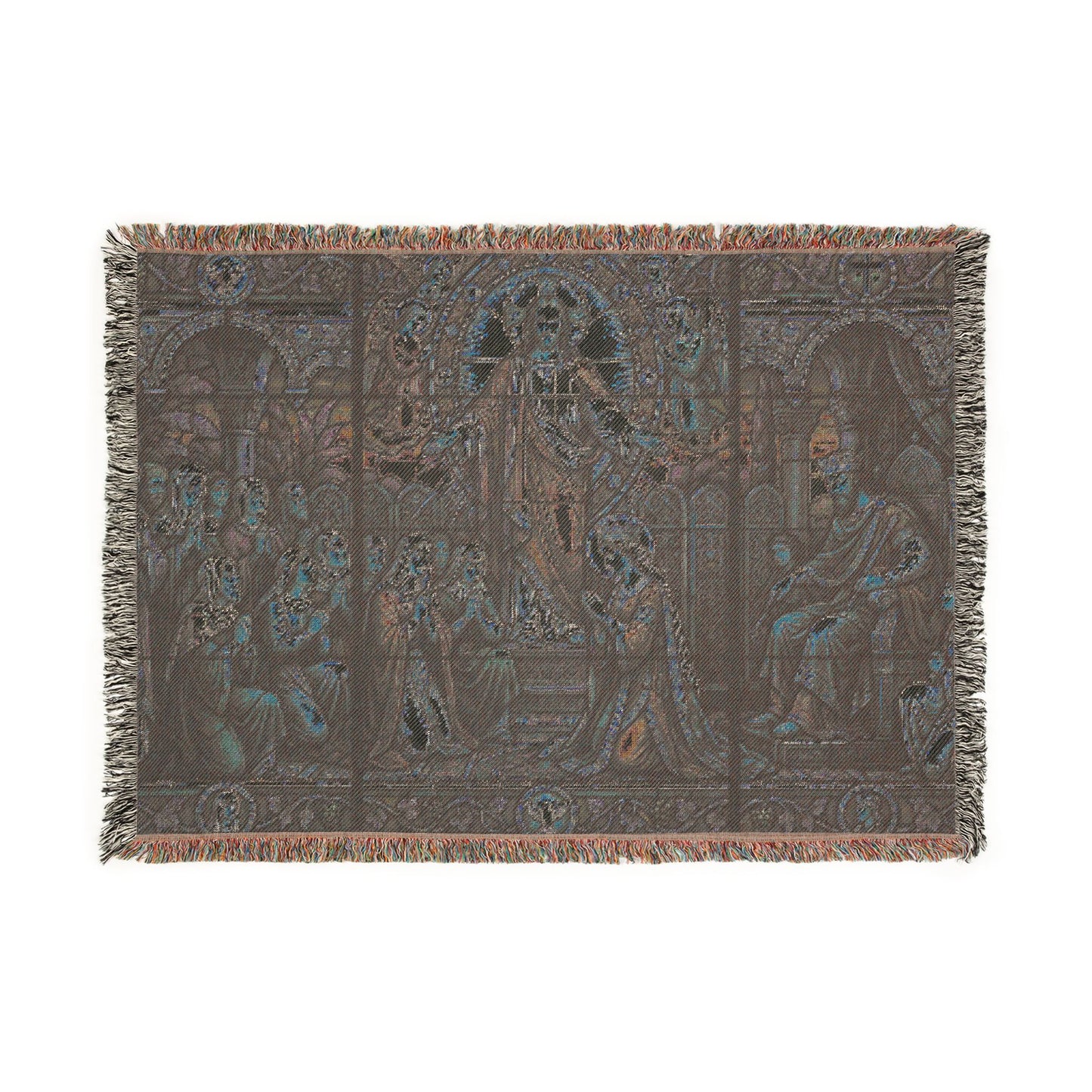 “For Such a Time As This - Esther Before King Ahasuerus” - Woven Blanket