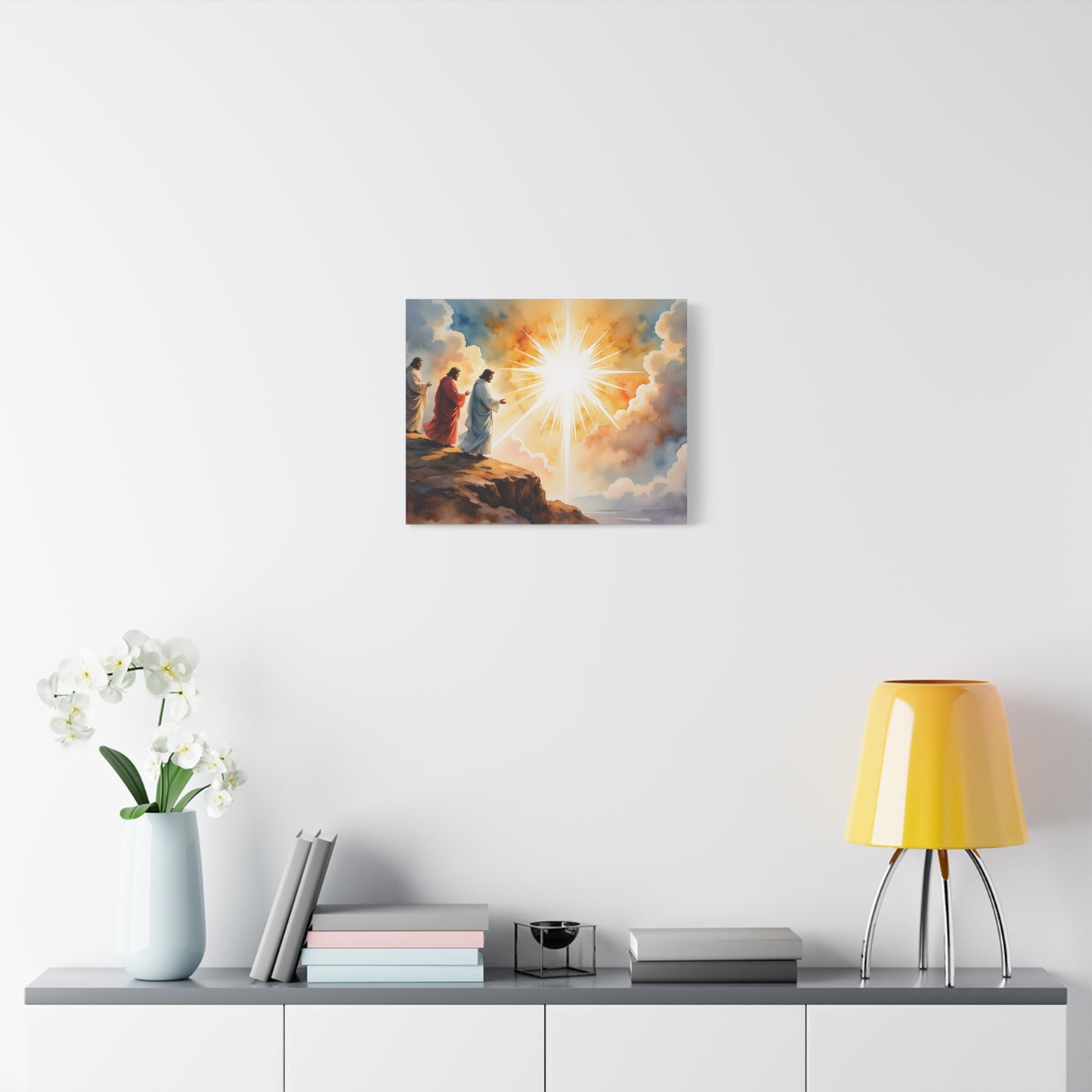“Behold His Glory - The Transfiguration of Jesus” - Canvas Art