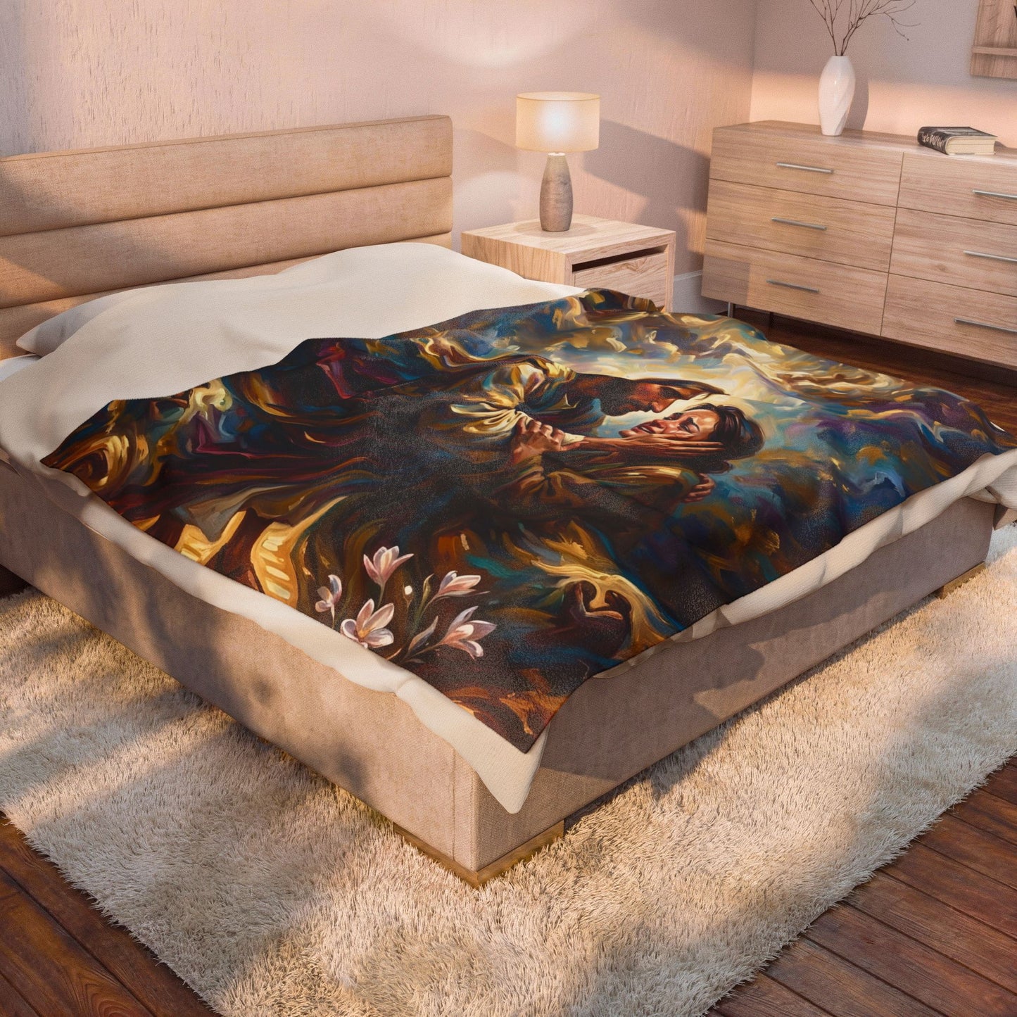 “No More Tears - God's Eternal Comfort” - Plush Blanket