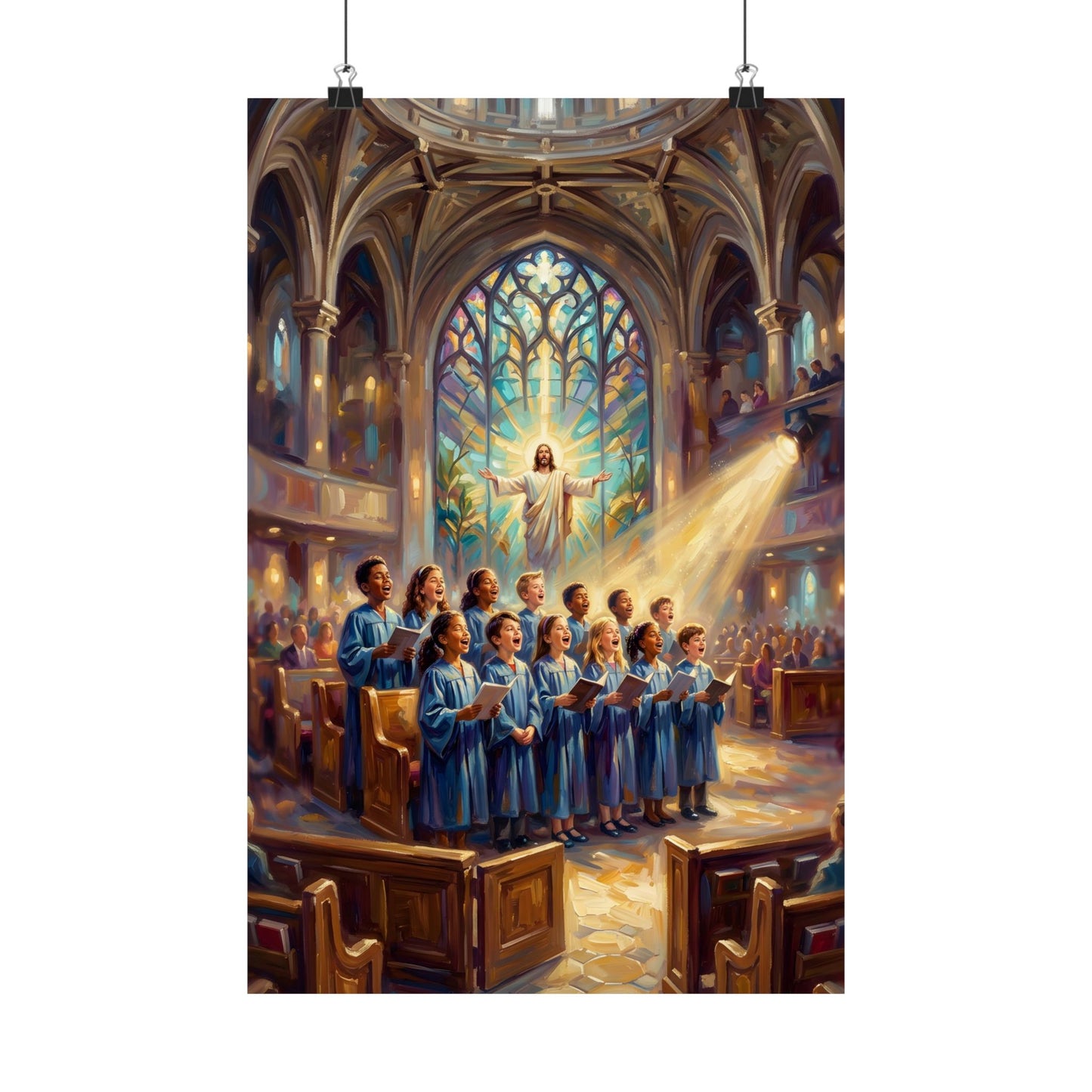 “Make a Joyful Noise - Children Sing Praise” - Poster