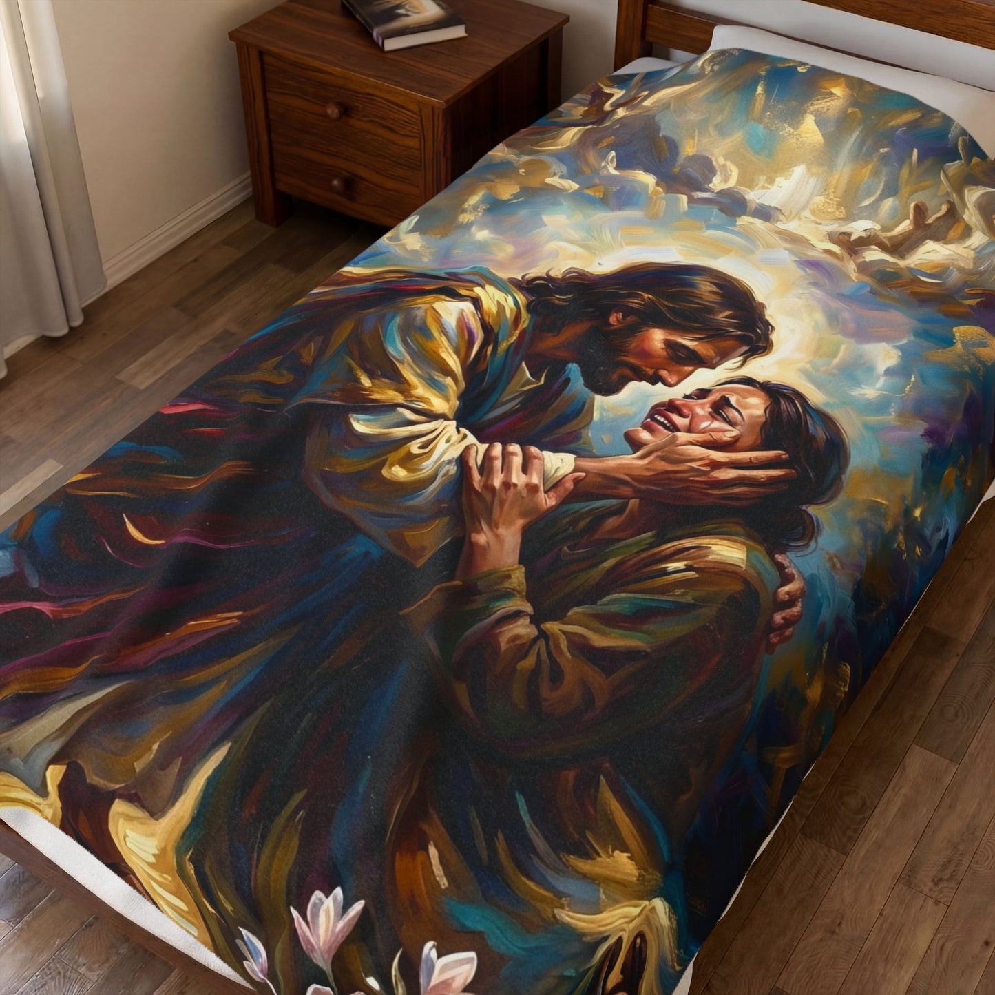 “No More Tears - God's Eternal Comfort” - Plush Blanket