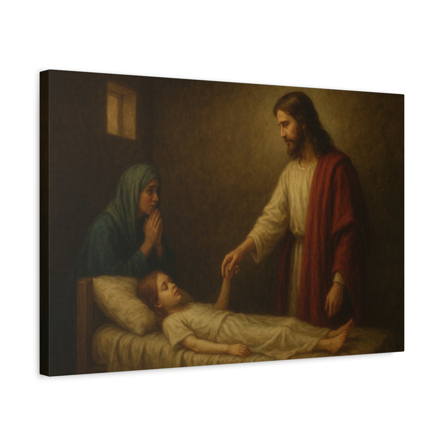 “Talitha Cumi – Jesus Raises the Ruler’s Daughter” - Canvas Art