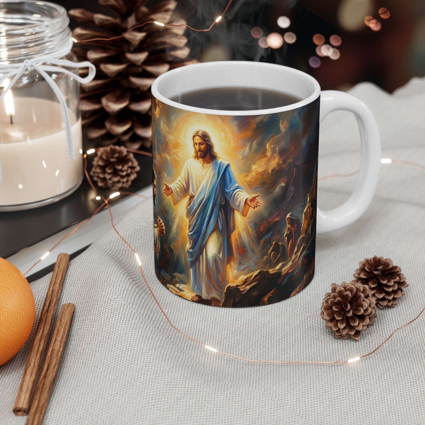 “Coat of Many Colors - Joseph's Enduring Faith” - Coffee Mug