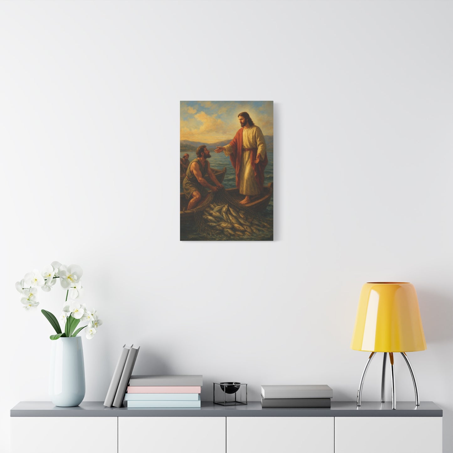 “The Miraculous Catch – Calling of the First Disciples” - Canvas Art