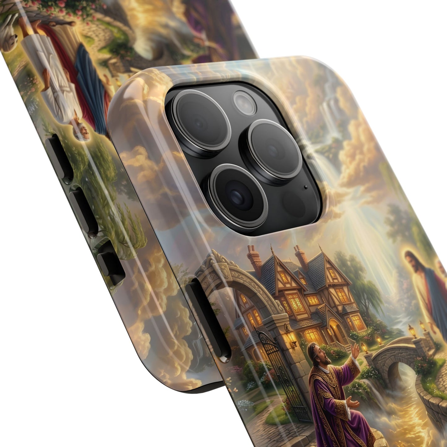 “The Great Reversal - Lazarus at the Rich Man’s Gate” - Phone Case