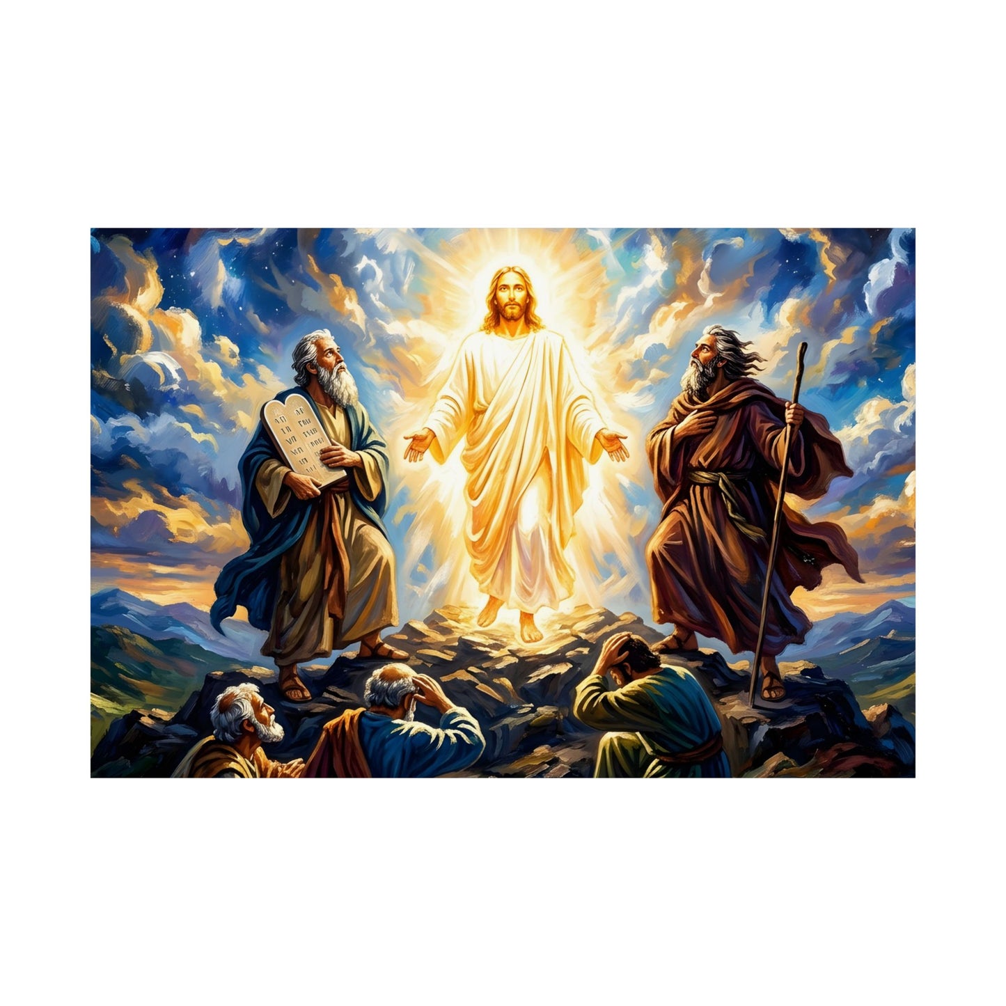 “Glorious Light - The Transfiguration of Jesus” - Poster