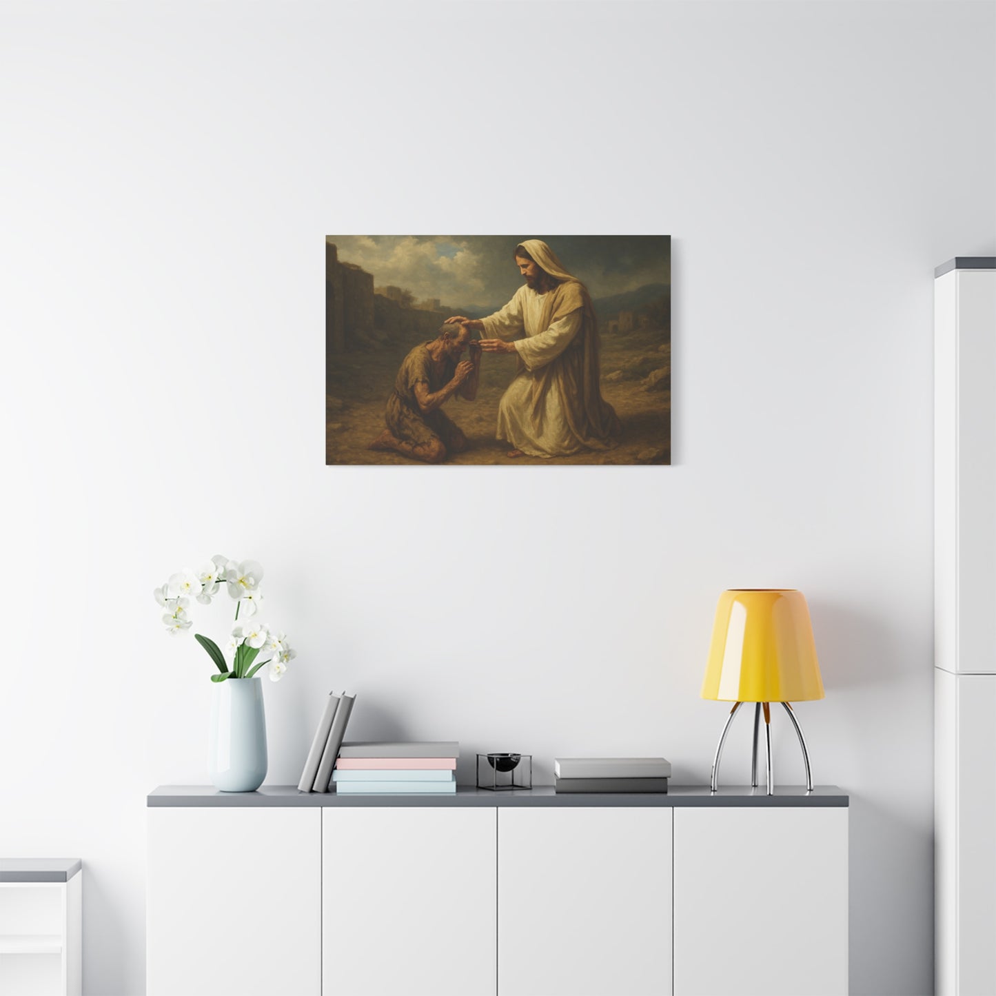“Stretch Out Your Hand – Jesus Heals the Withered Hand” - Canvas Art