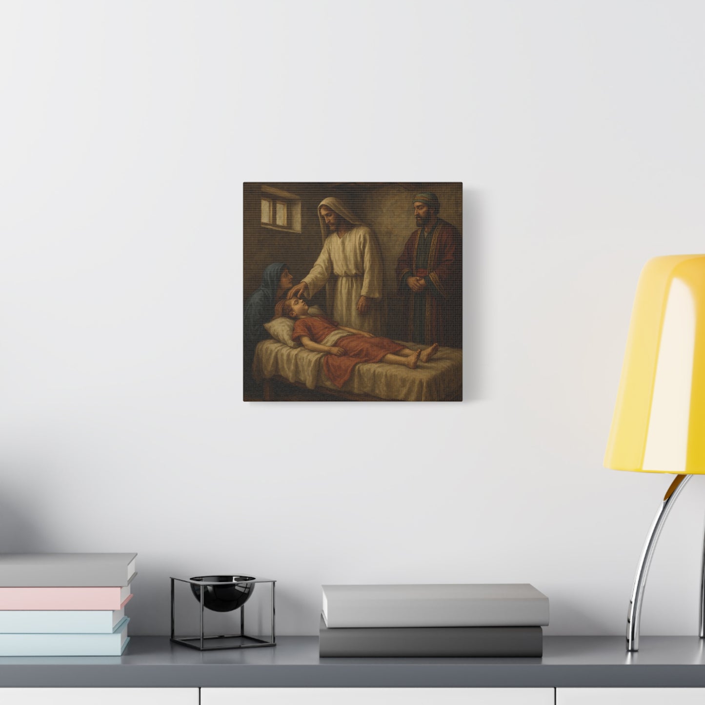 “The Healing Word – Jesus Restores the Nobleman’s Son” - Canvas Art