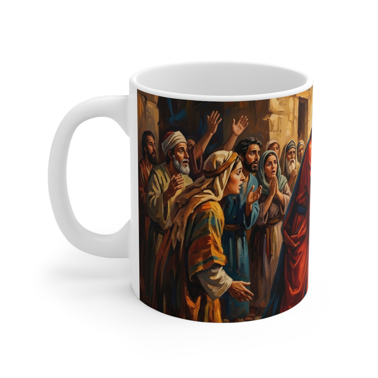 “He Opened My Eyes - Jesus Heals the Blind Man” - Coffee Mug