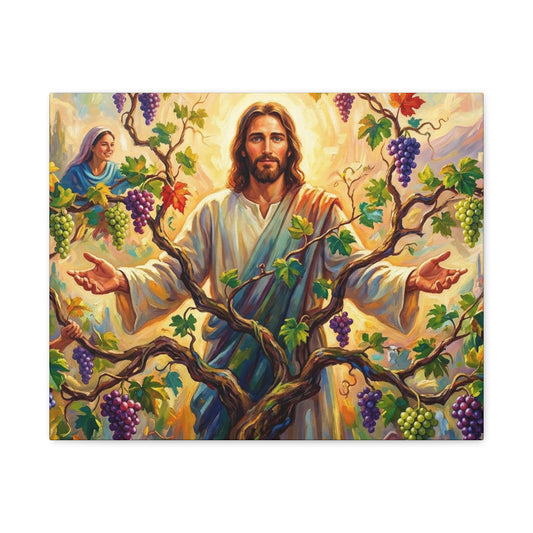 “I Am the True Vine - Abide in My Love” - Canvas Art
