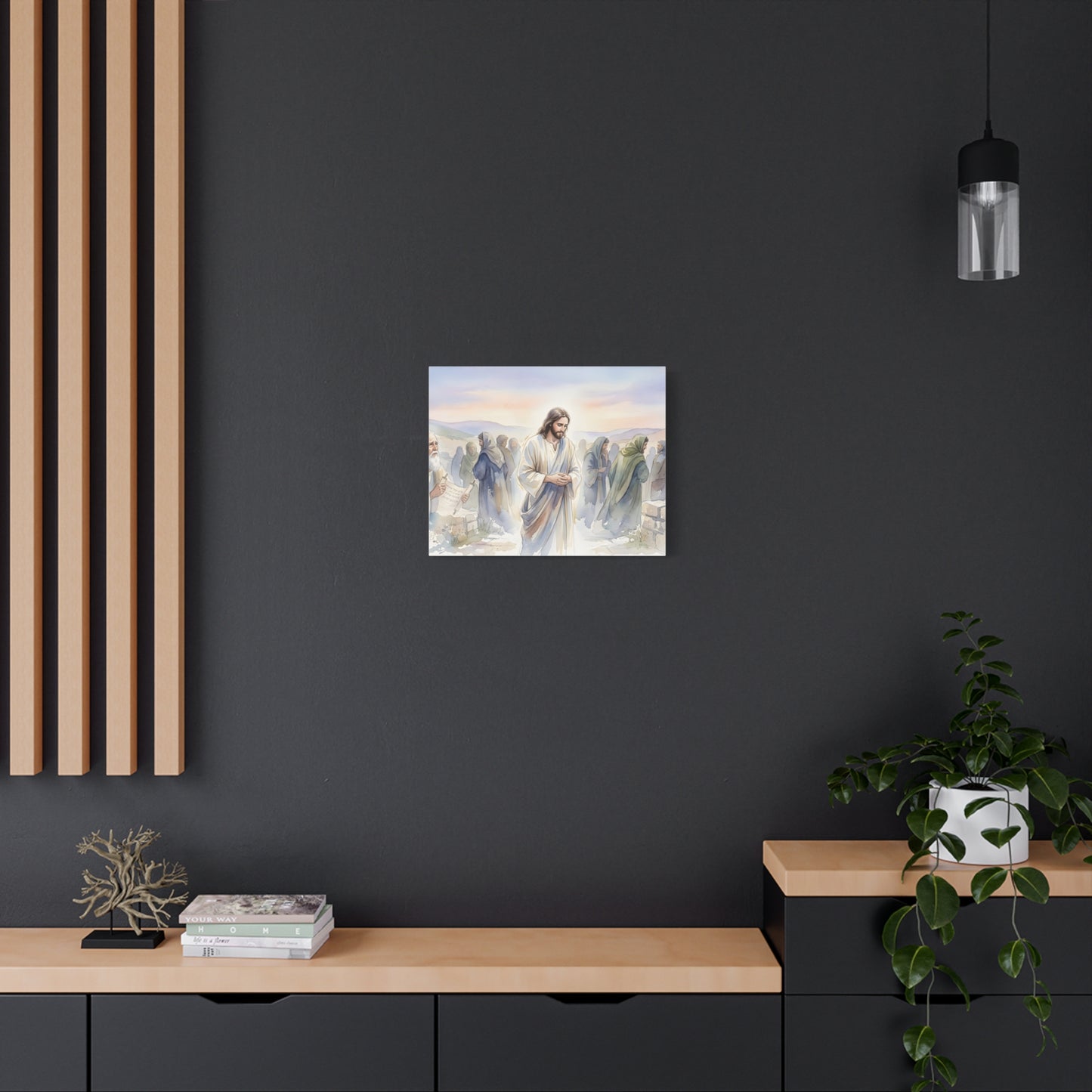 Isaiah prophesying the suffering servant - Canvas Art