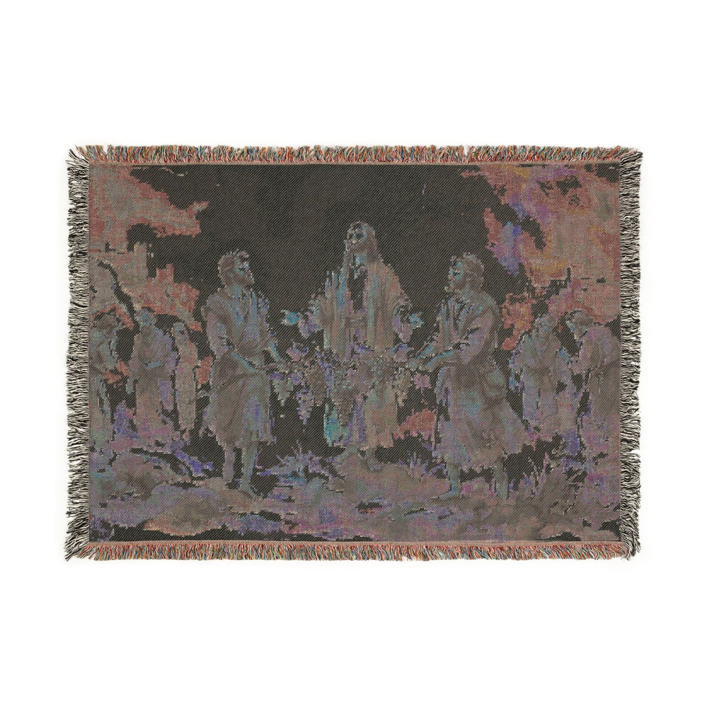 “Promised Land - The Spies Return from Canaan” - Woven Blanket